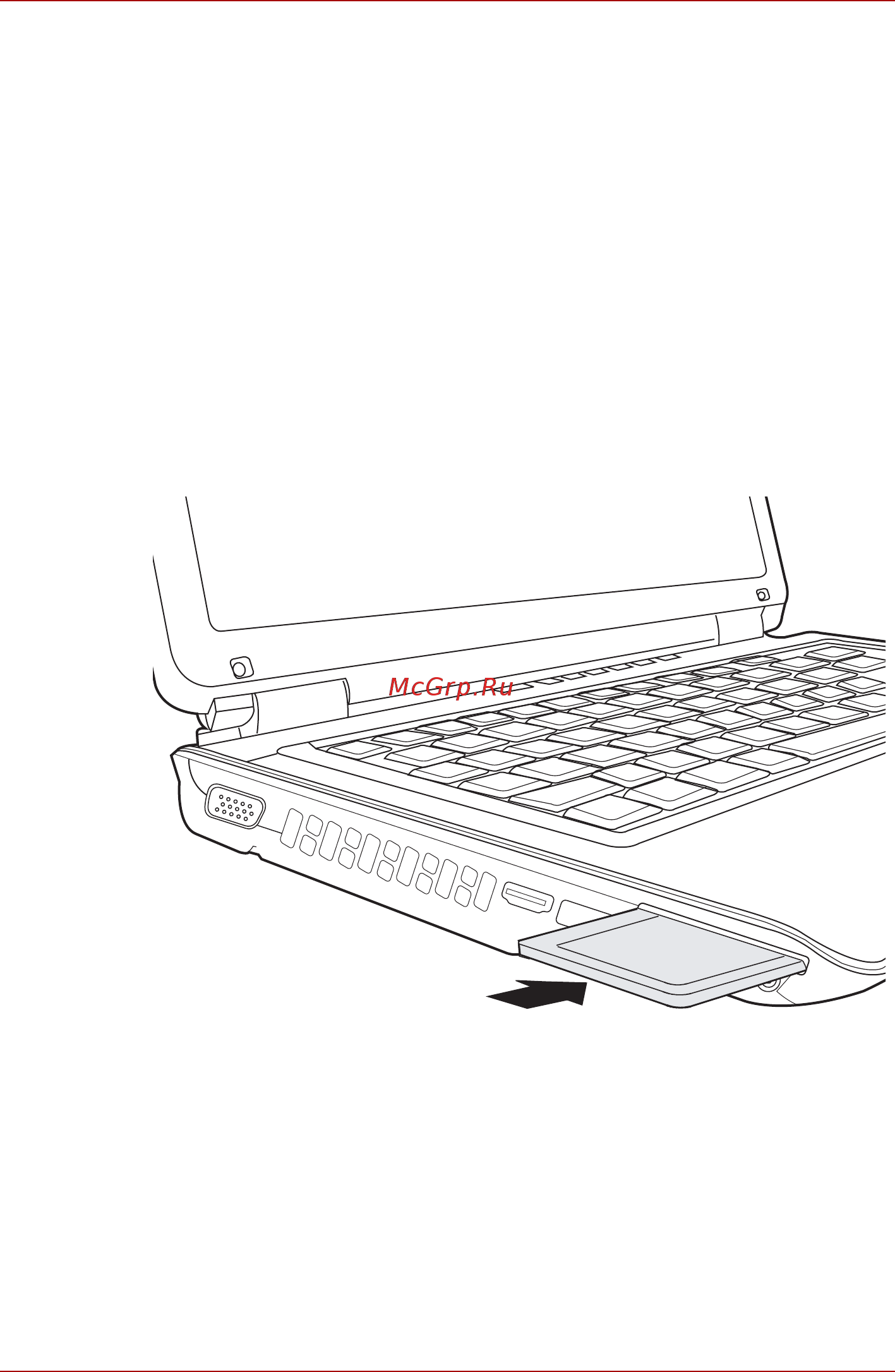 Toshiba Satellite U500 [144/224] Expresscard разъем