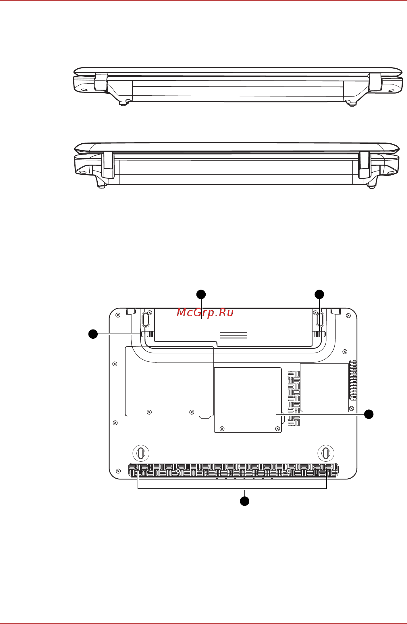 Toshiba Satellite T130 [42/182] Вид сзади