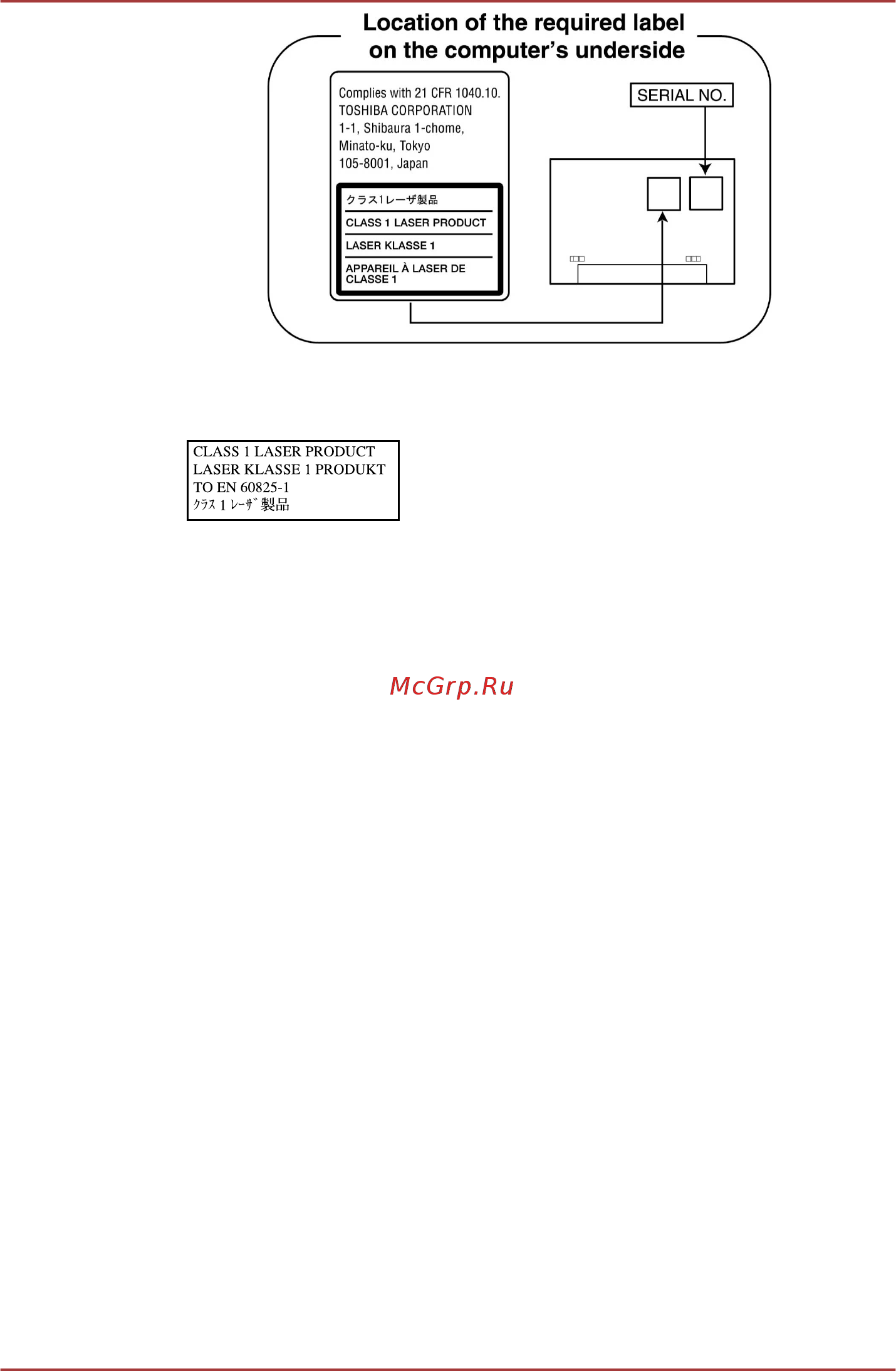 Toshiba Satellite R630 [13/231] Меры предосторожности