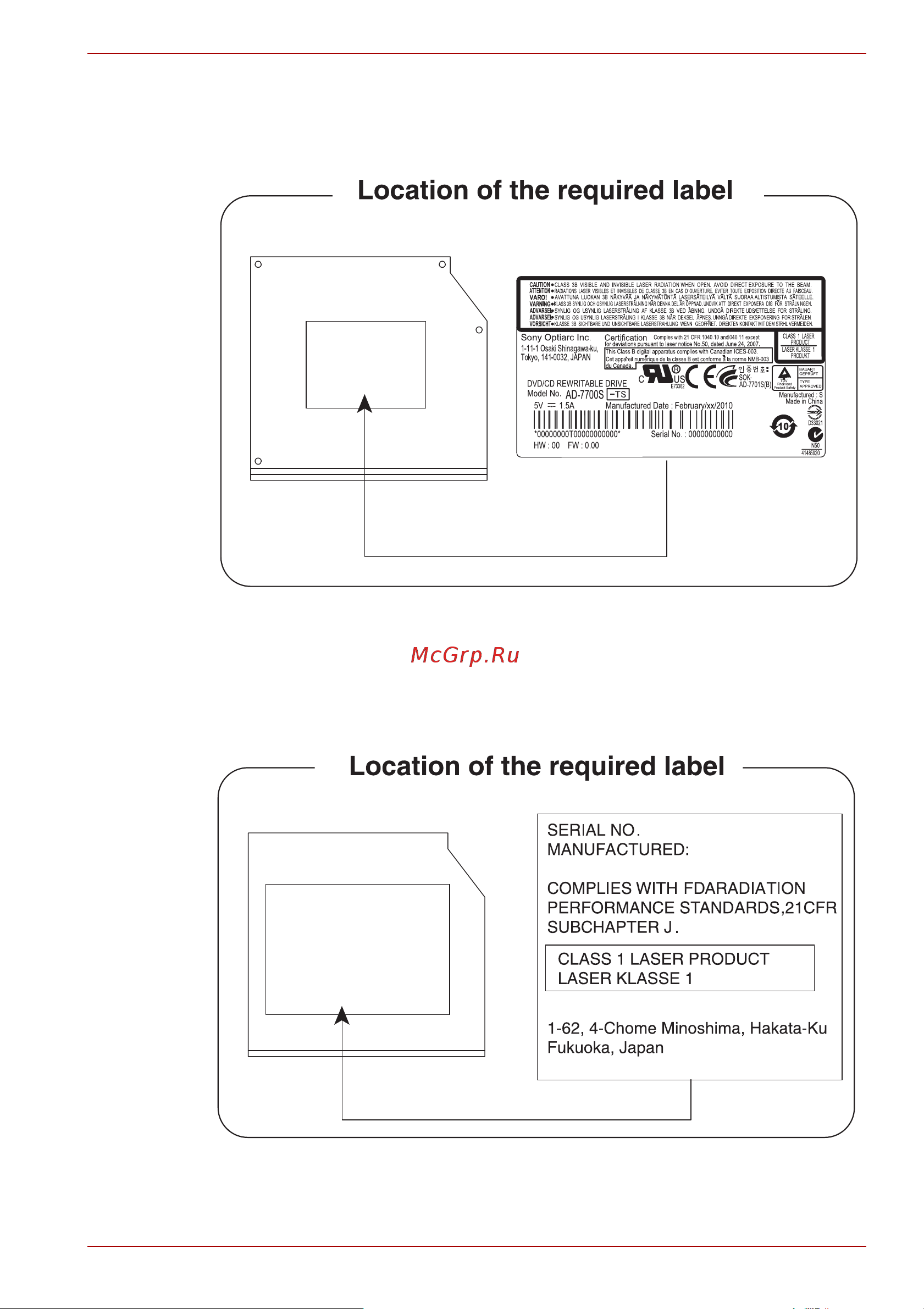 Toshiba Satellite P750 [15/260] Bd combo uj141