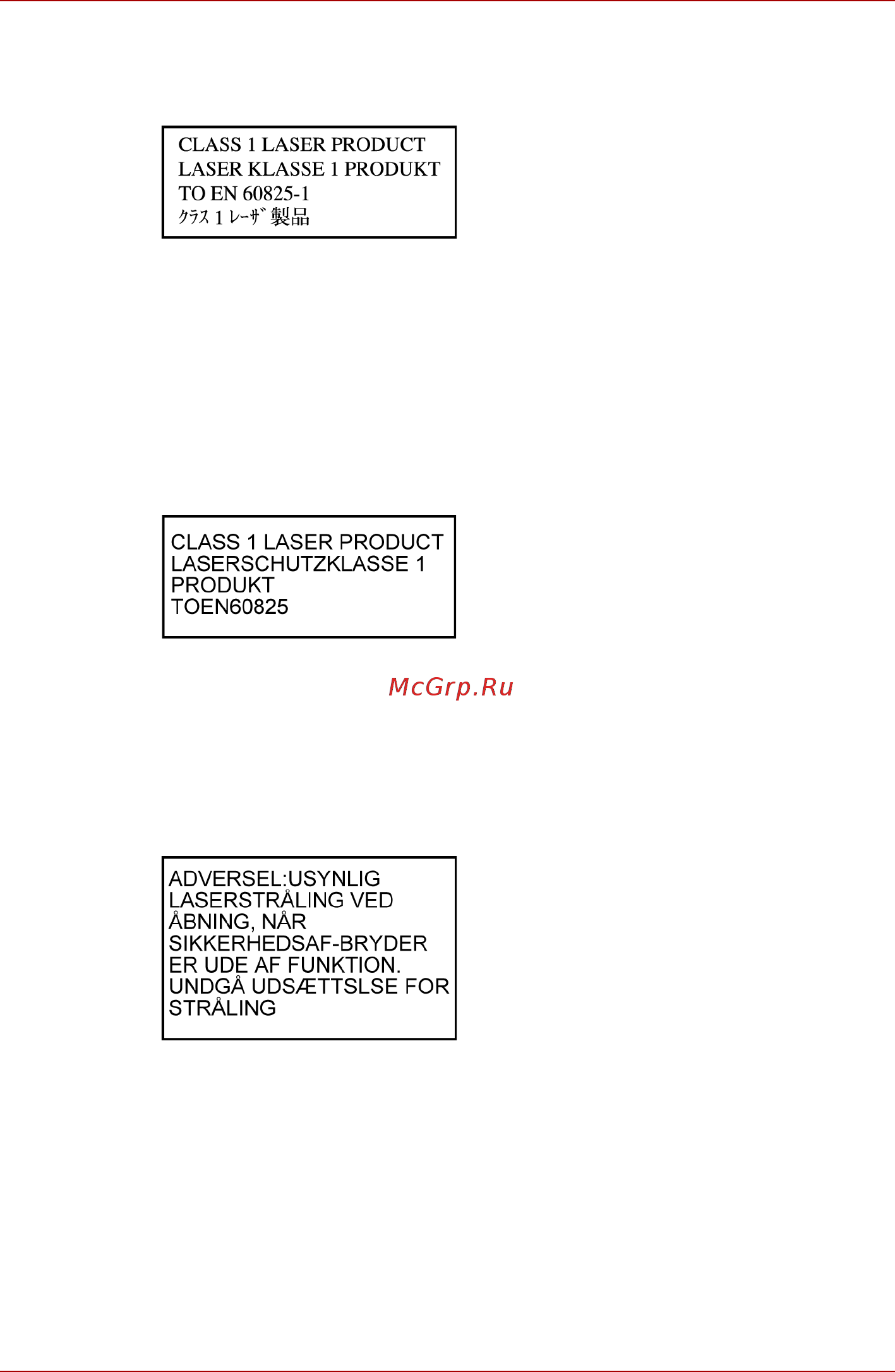 Toshiba Satellite P300D [13/207] Меры предосторожности по странам