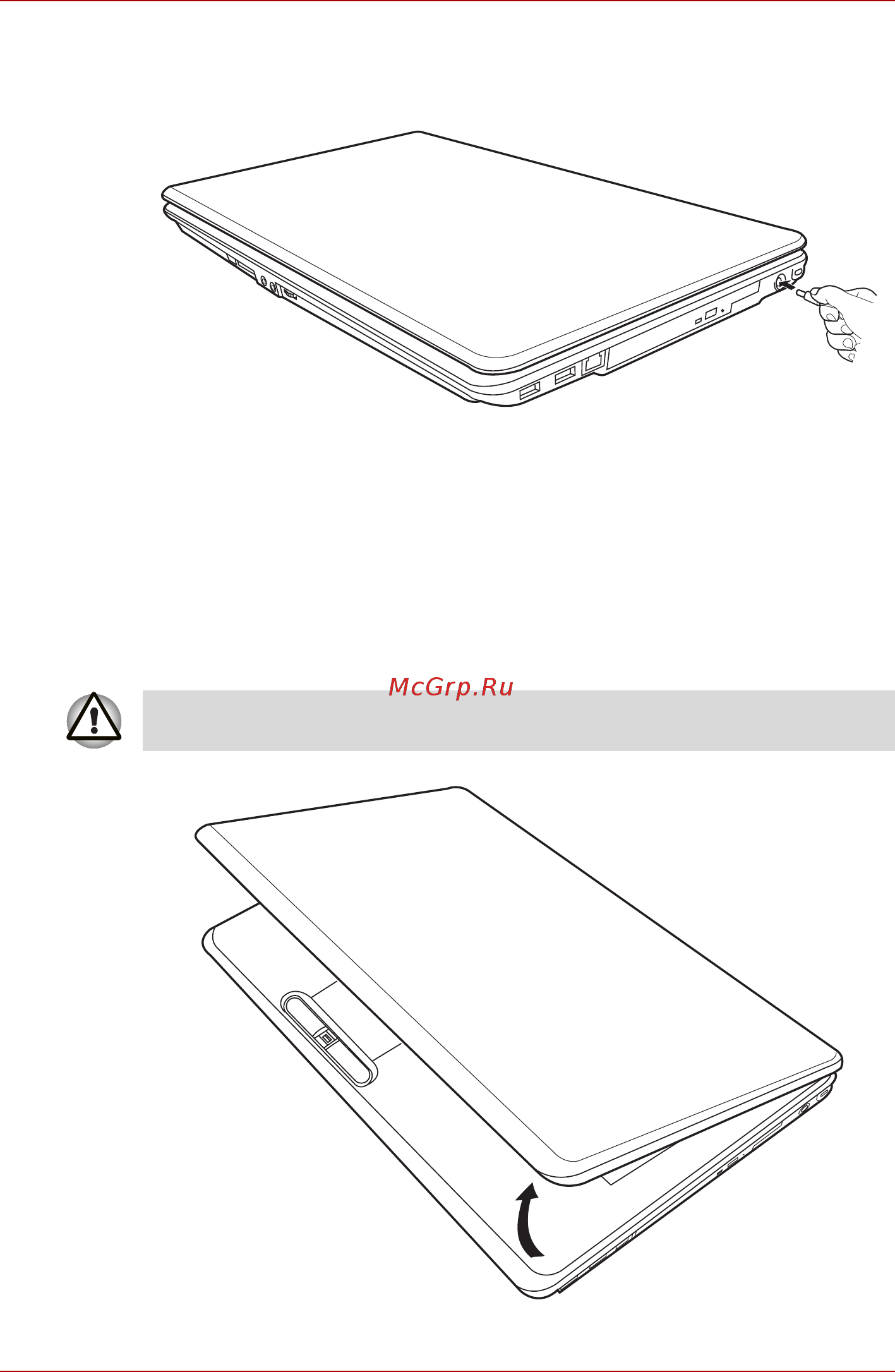 Toshiba Satellite P300 [75/232] Открытие дисплея