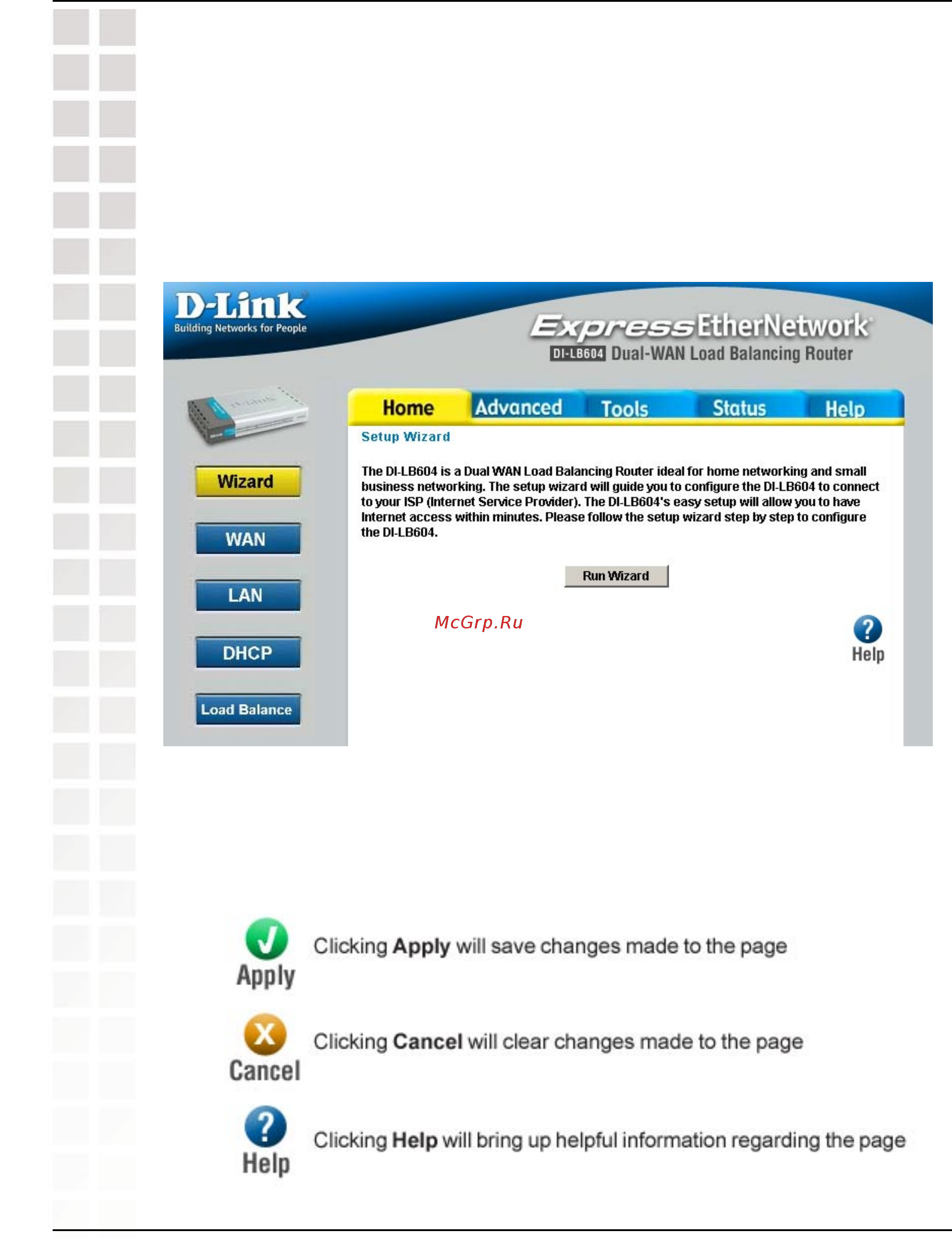 D-Link DI-LB604 [11/92] Wizard