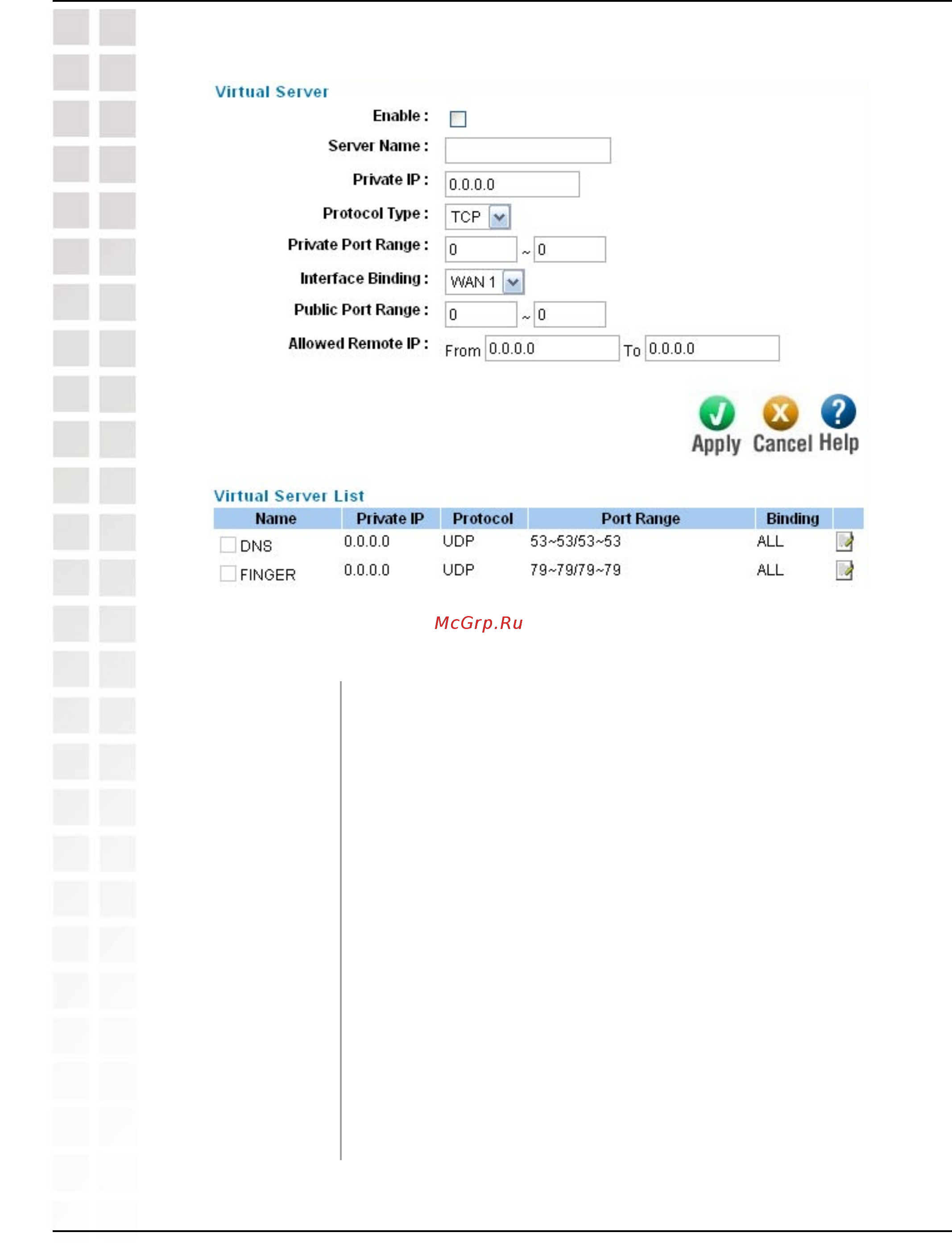 D-Link DI-LB604 [23/92] Virtual server