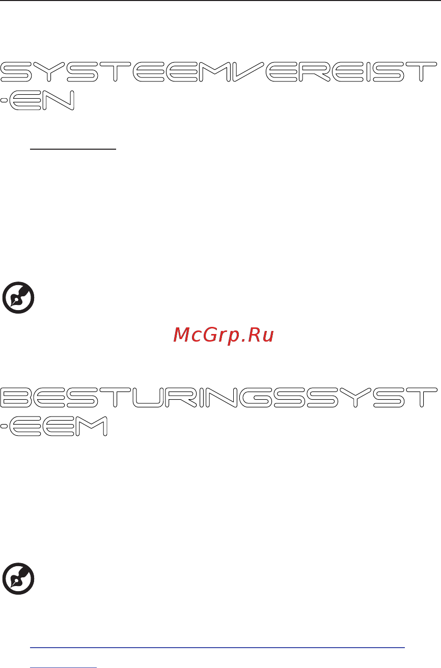 Acer ACP 45 USB port replicator [110/150] Besturingssyst eem