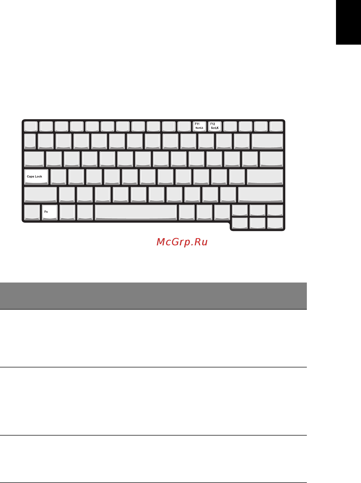 Acer Aspire 1620 [23/94] Êëàâèàòó²à