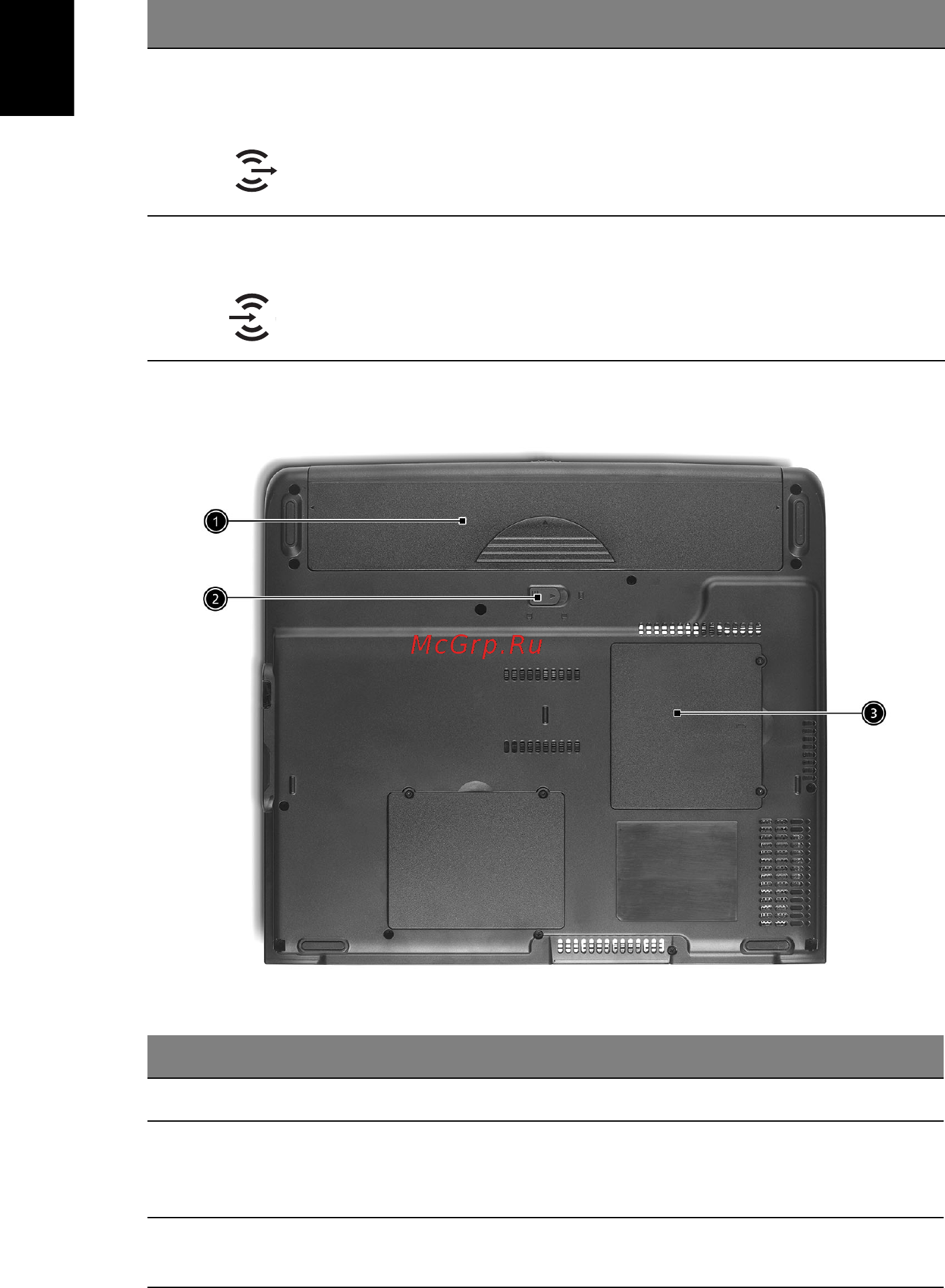 Acer Aspire 1660 [18/96] Íèæíøø ñòî²îíà