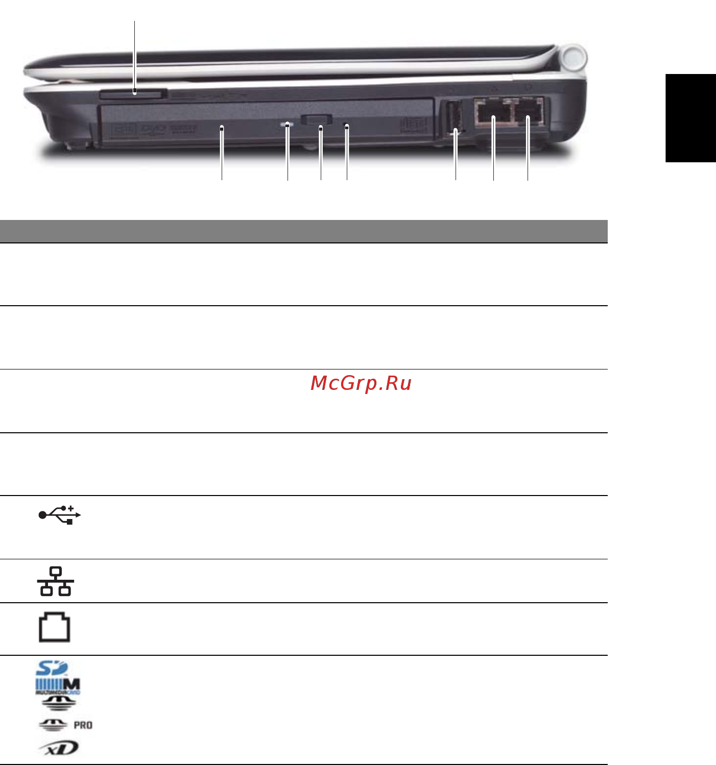Acer Aspire 2920 [43/112] Вид справа
