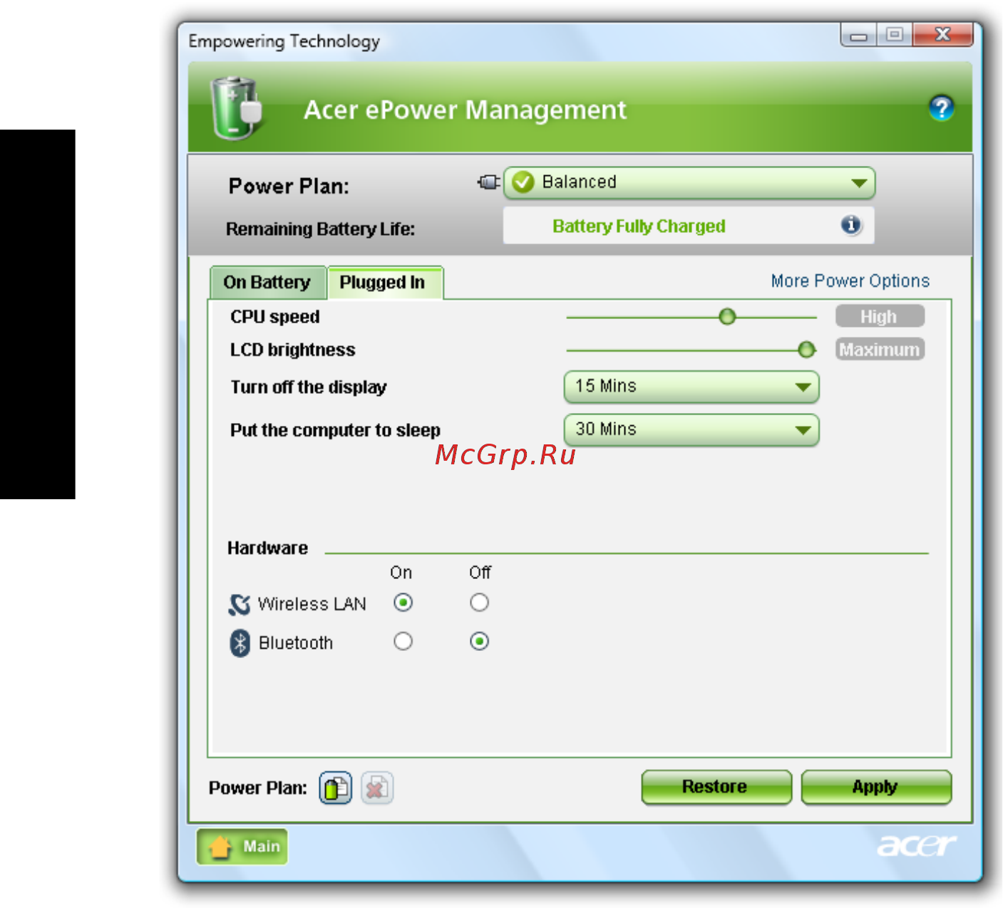 Acer Aspire 2920Z [30/112] Empowering technology