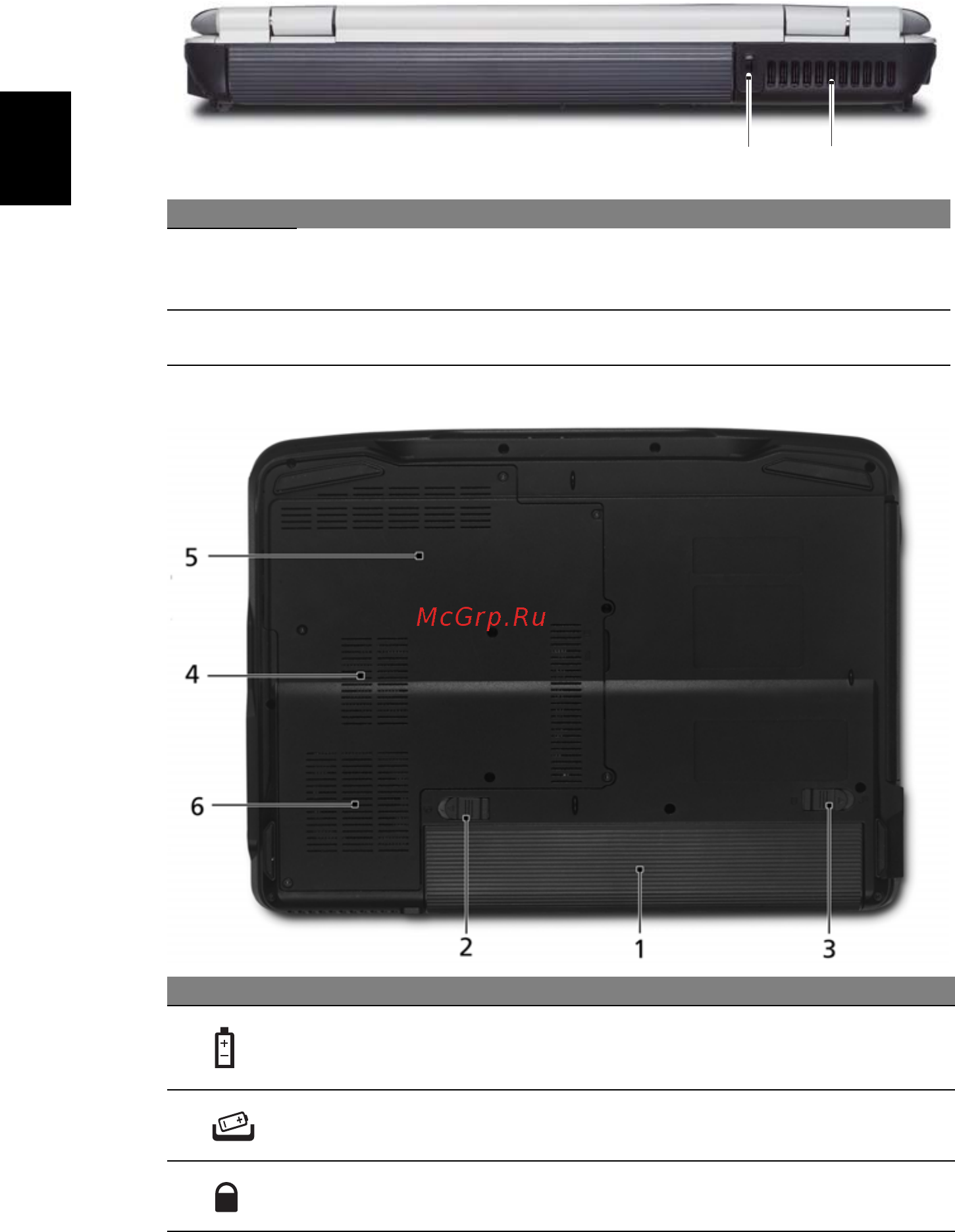 Acer Aspire 2930 [44/112] Вид сзади