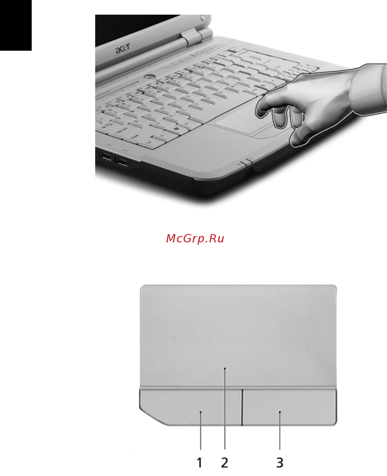 Acer Aspire 2930 [52/112] Сенсорная панель