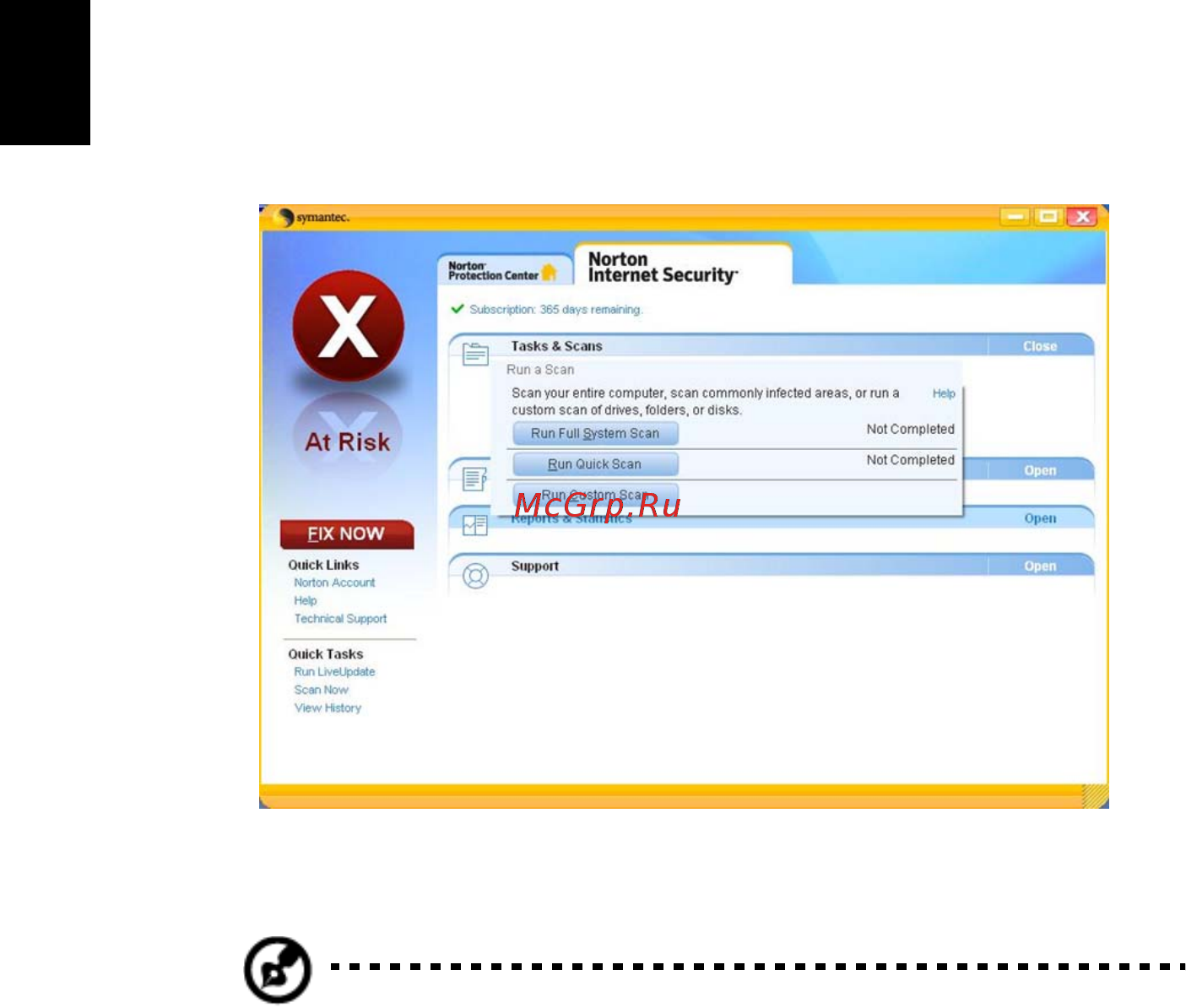 Acer Aspire 3050 [68/120] Приложение norton internet security