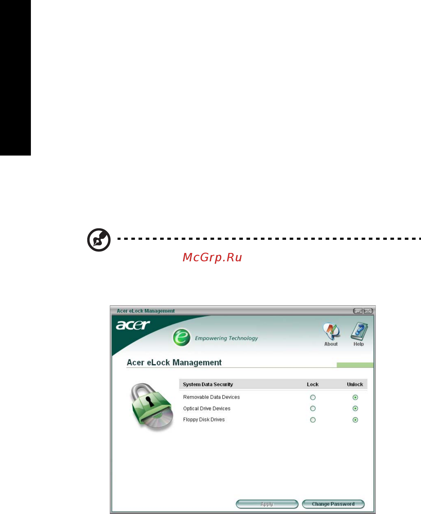 Acer Aspire 3620 [14/84] Acer elock management