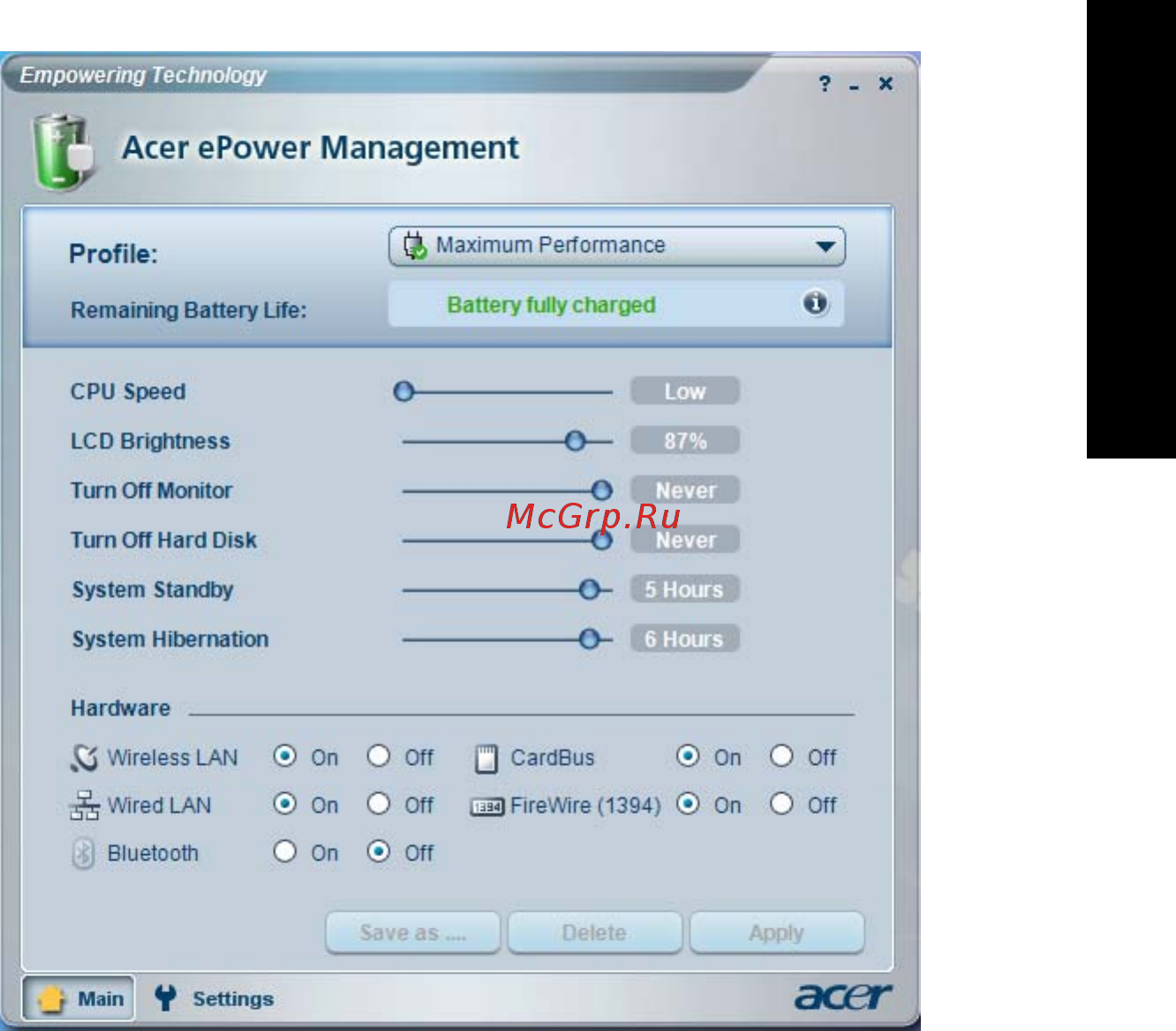 Acer Aspire 3640 [19/100] Empowering technology