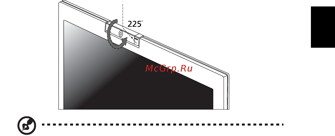 Acer Aspire 3640 [51/100] Вращение камеры acer orbicam