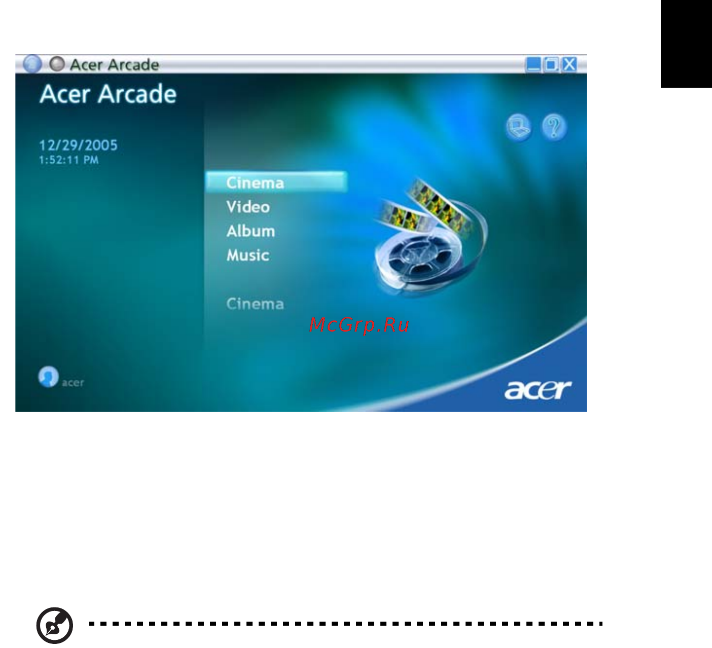 Acer Aspire 3640 [61/100] Русский
