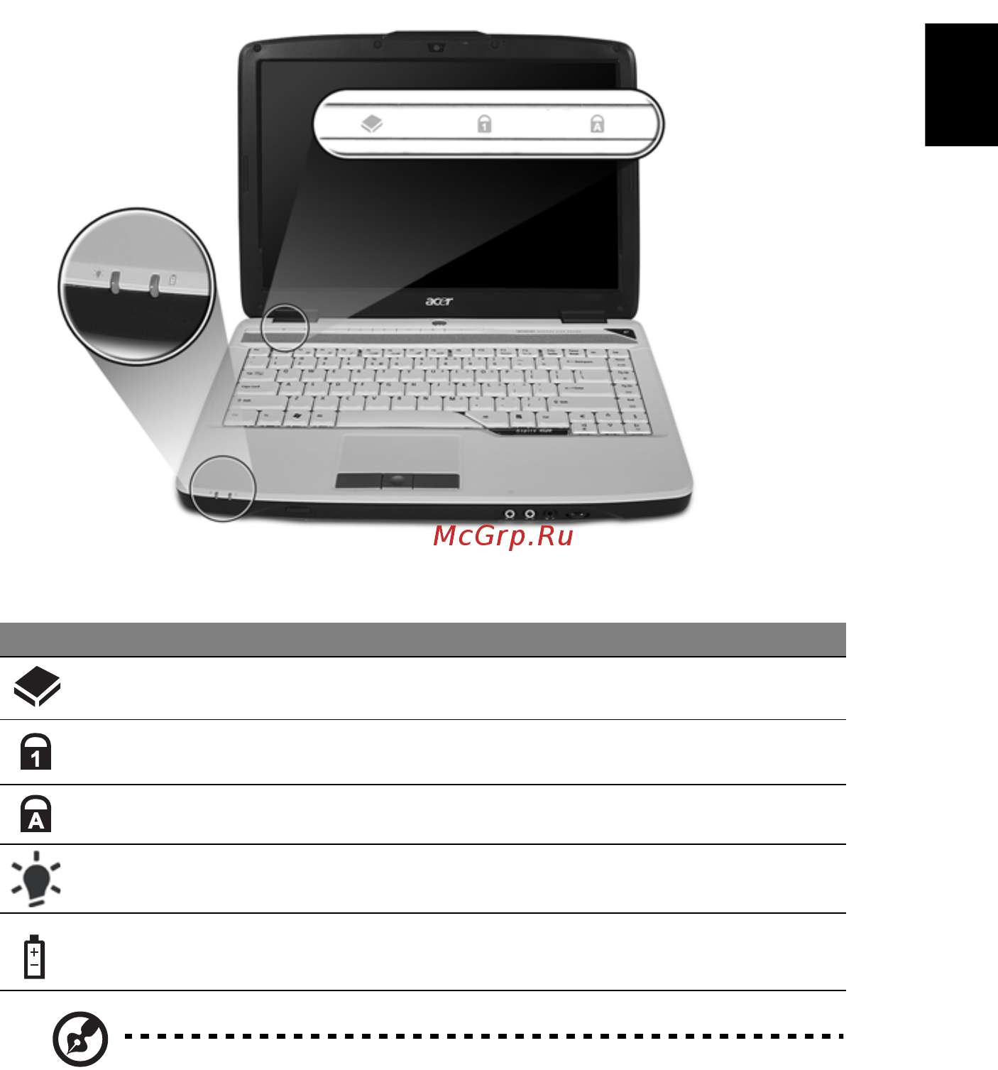 Acer Aspire 4220 [51/121] Русский