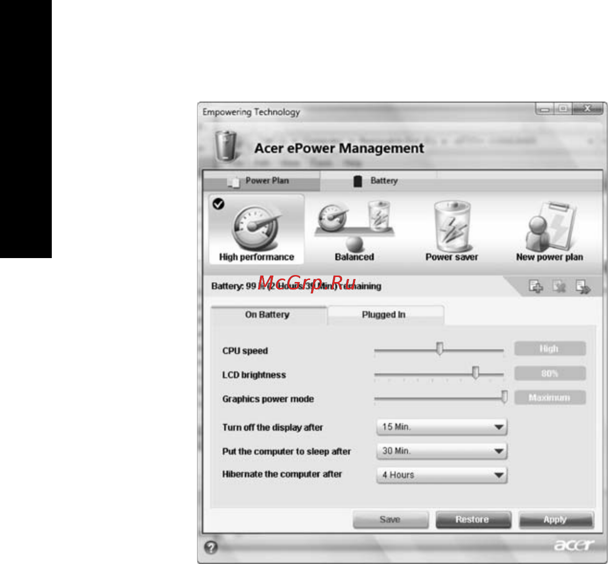 Acer Aspire 4230 [30/104] Empowering technology