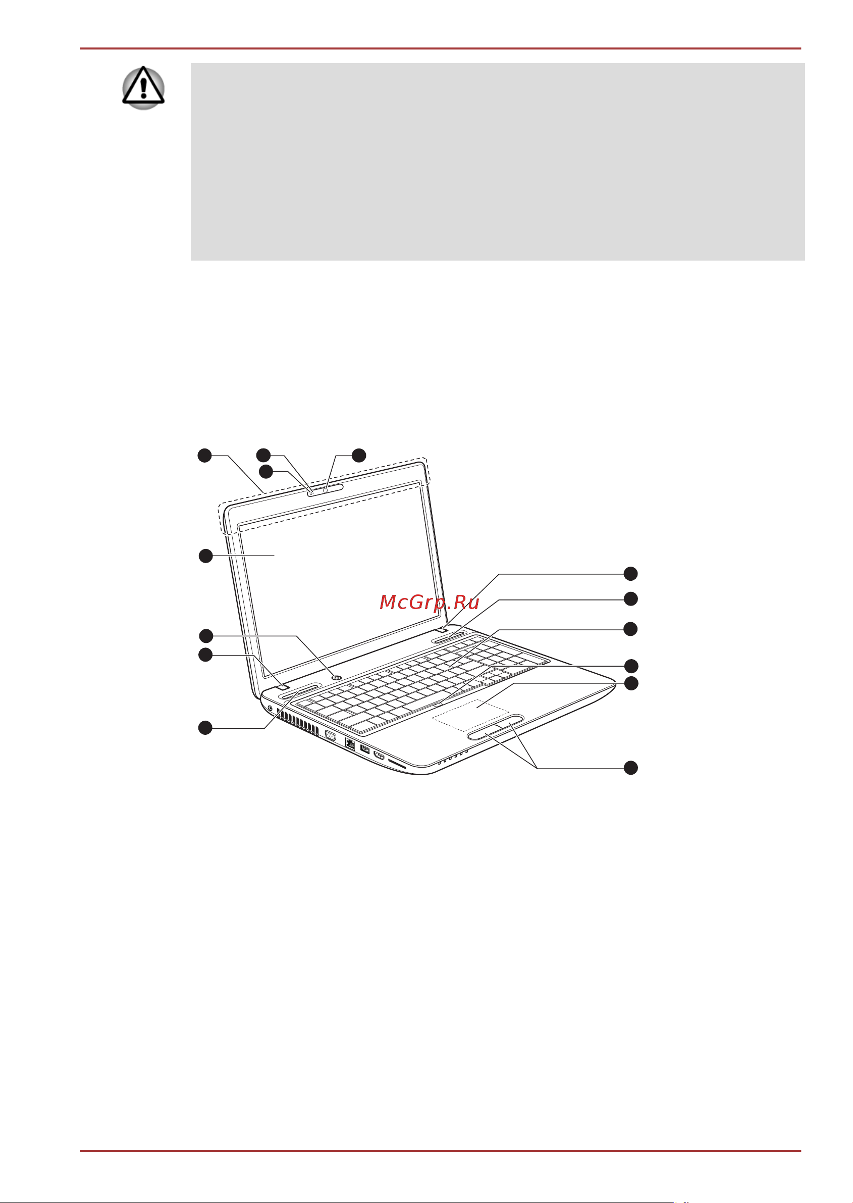 Toshiba Satellite L775D [47/202] Вид спереди с открытым дисплеем