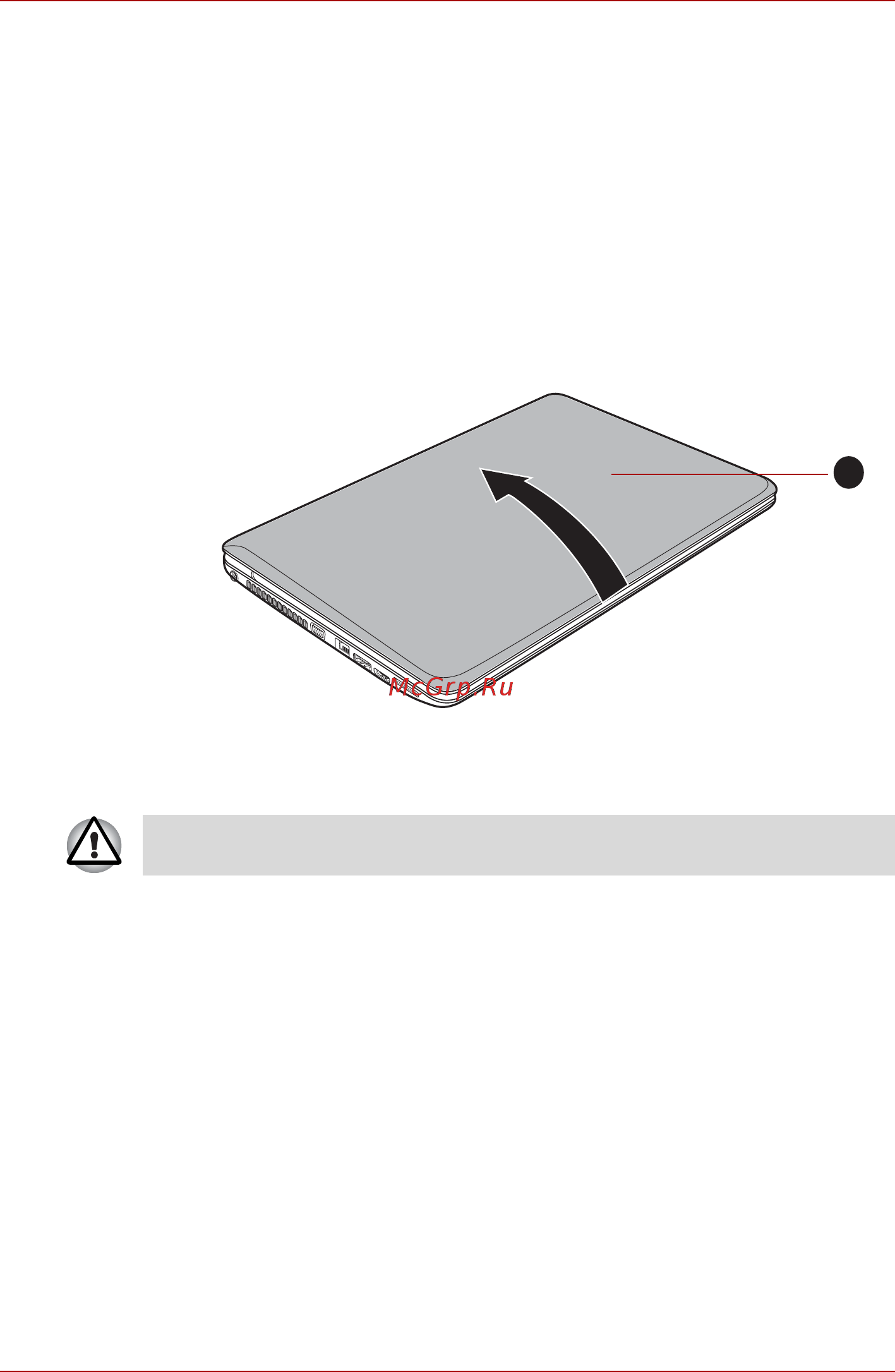 Toshiba Satellite L675 [28/231] Открытие дисплея