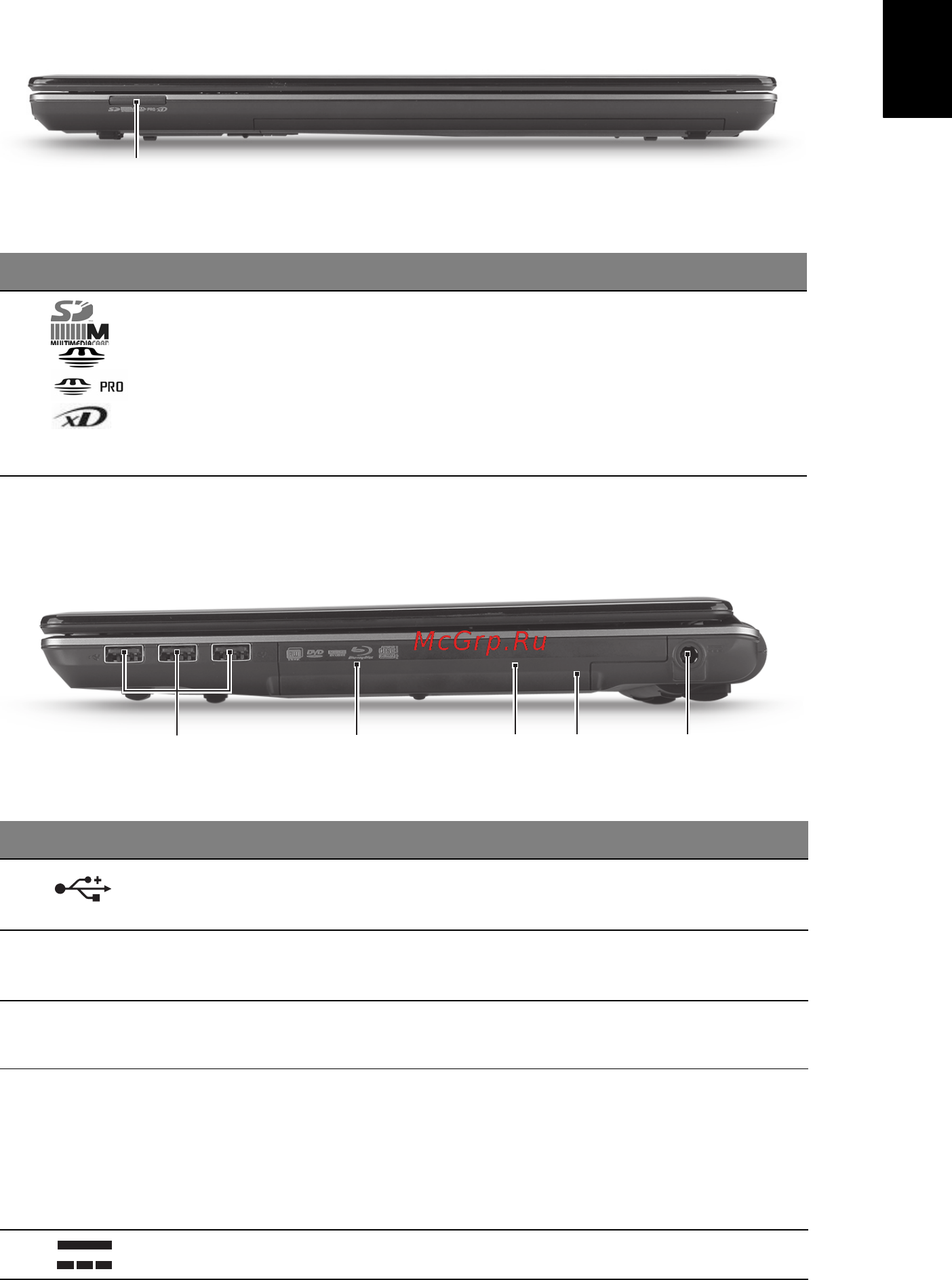 Acer Aspire 4745Z [289/332] 닫힌 상태의 앞 모습