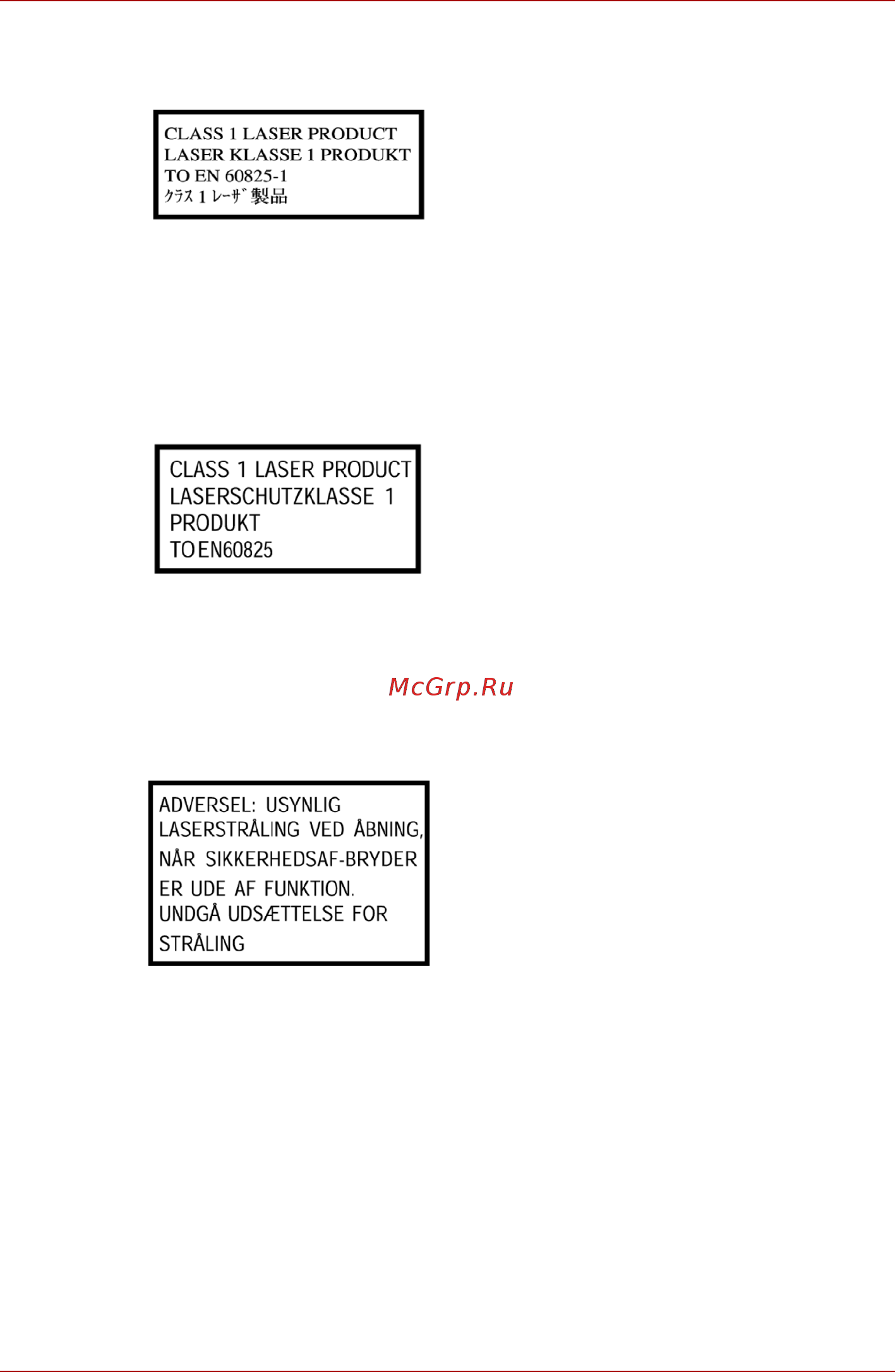Toshiba Satellite L300D [14/195] Меры предосторожности по конкретным странам