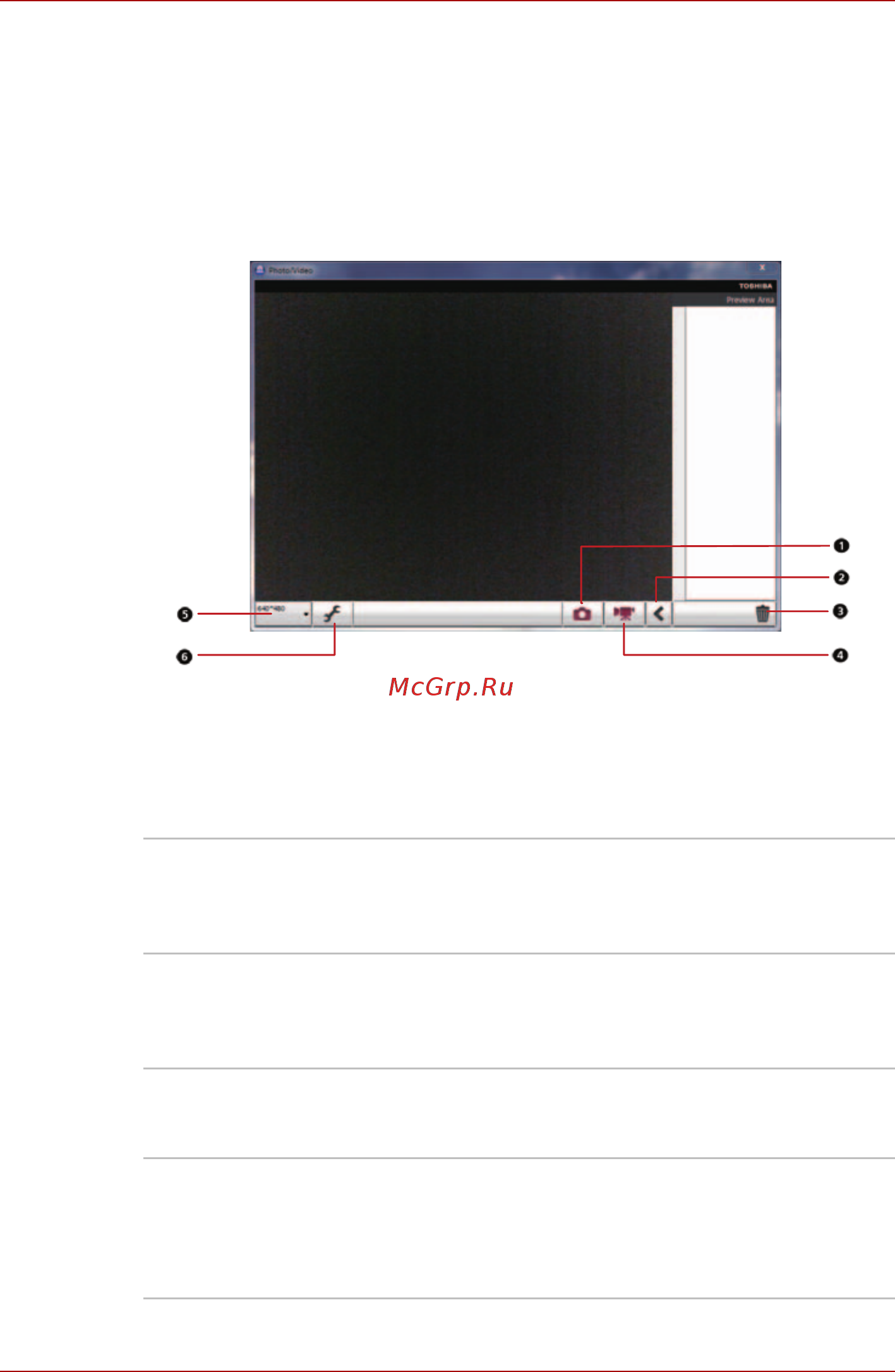 Toshiba Satellite A500 [144/288] Использование программы toshiba web camera application