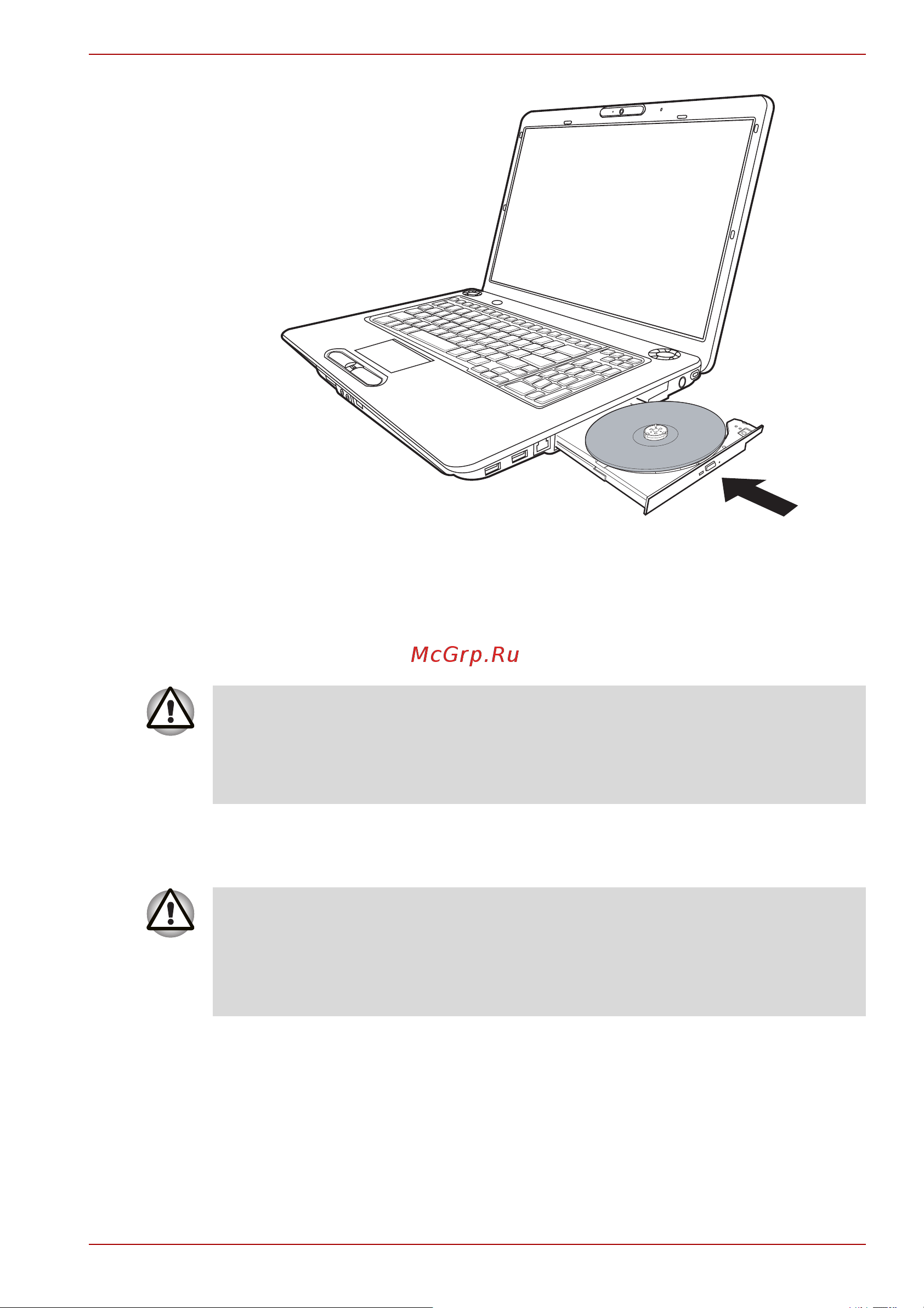 Toshiba Equium P300D [103/232] Извлечение дисков
