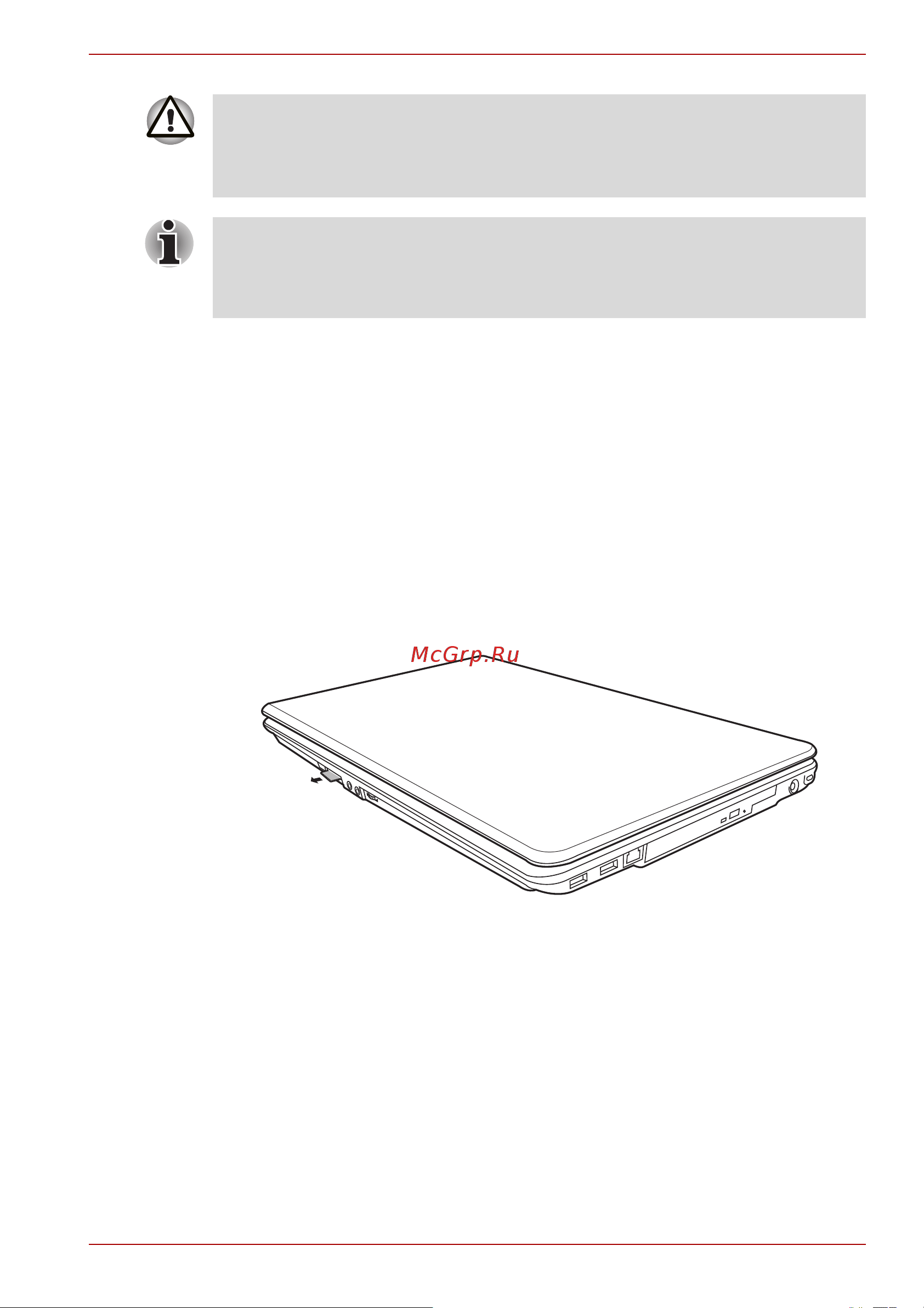 Toshiba Equium P300D [159/232] Удаление карты памяти
