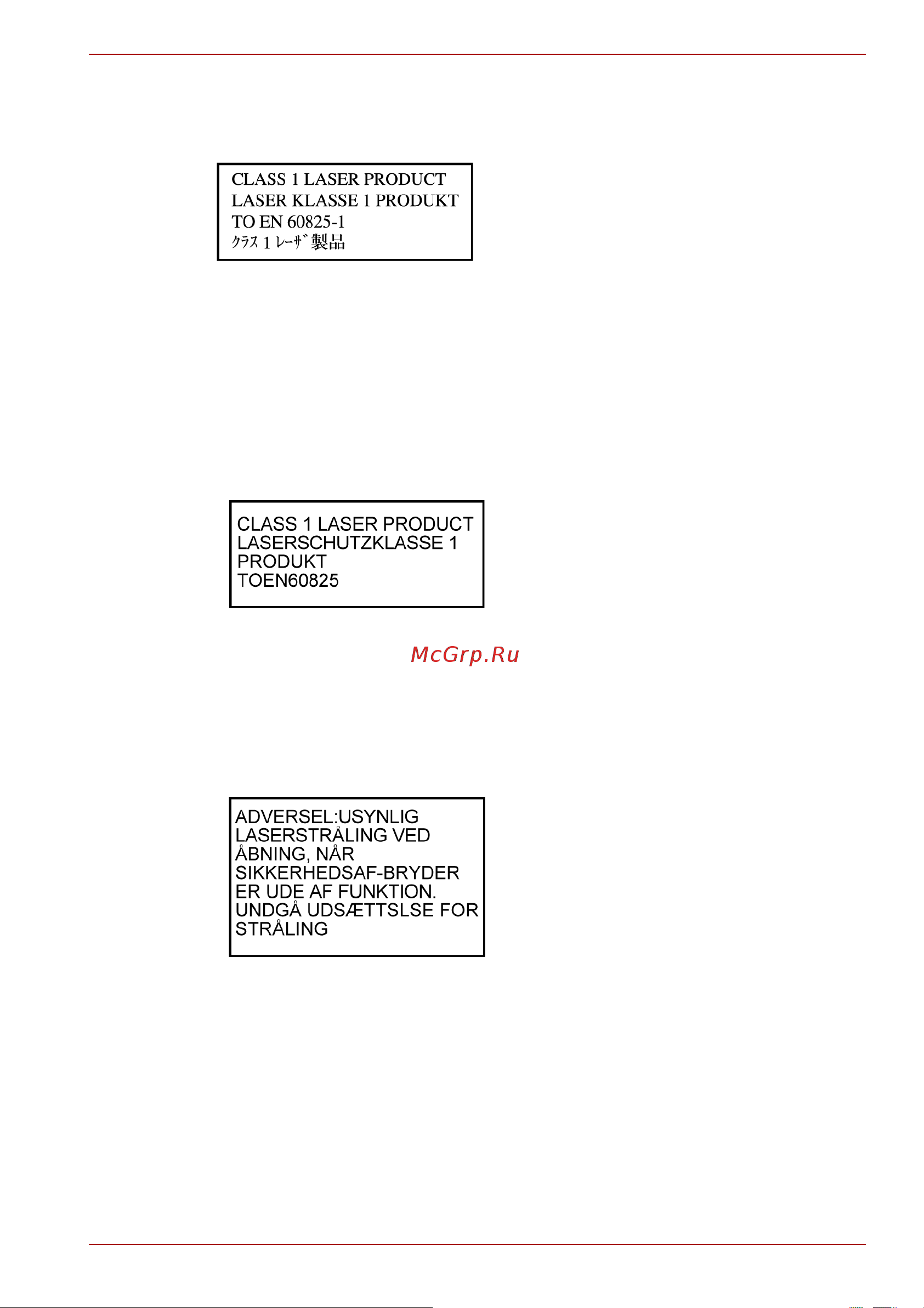 Toshiba Equium P300D [17/232] Меры предосторожности по странам