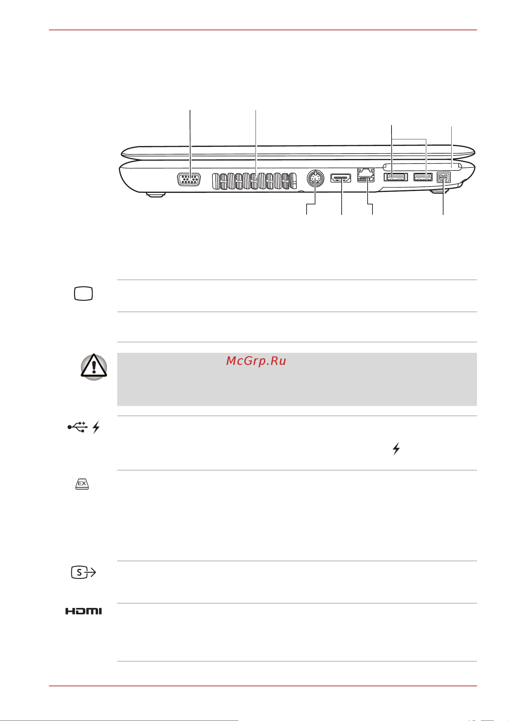 Toshiba Equium P300D [52/232] Вид слева