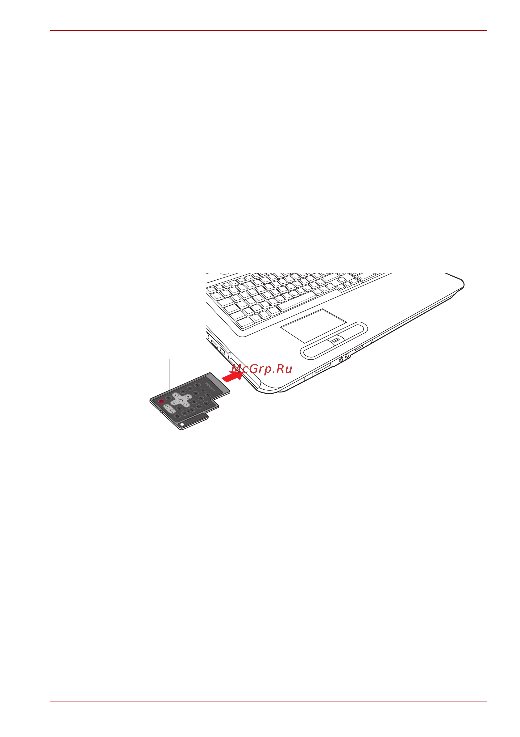 Toshiba Equium P300D [71/232] Вставка компактного пульта дистанционного управления