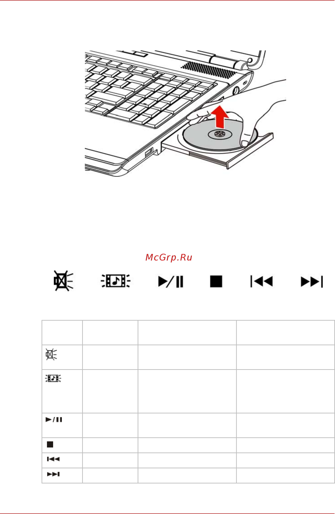 Toshiba Equium L350D [72/214] Кнопки функций