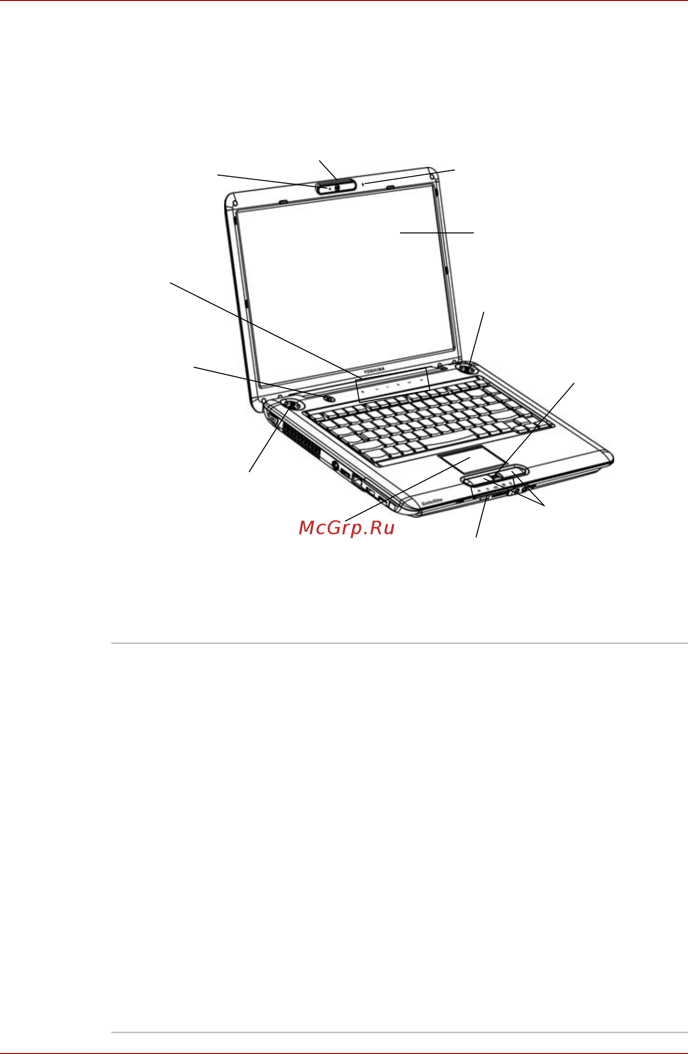 Toshiba Equium A300D [52/232] Вид спереди с открытым дисплеем