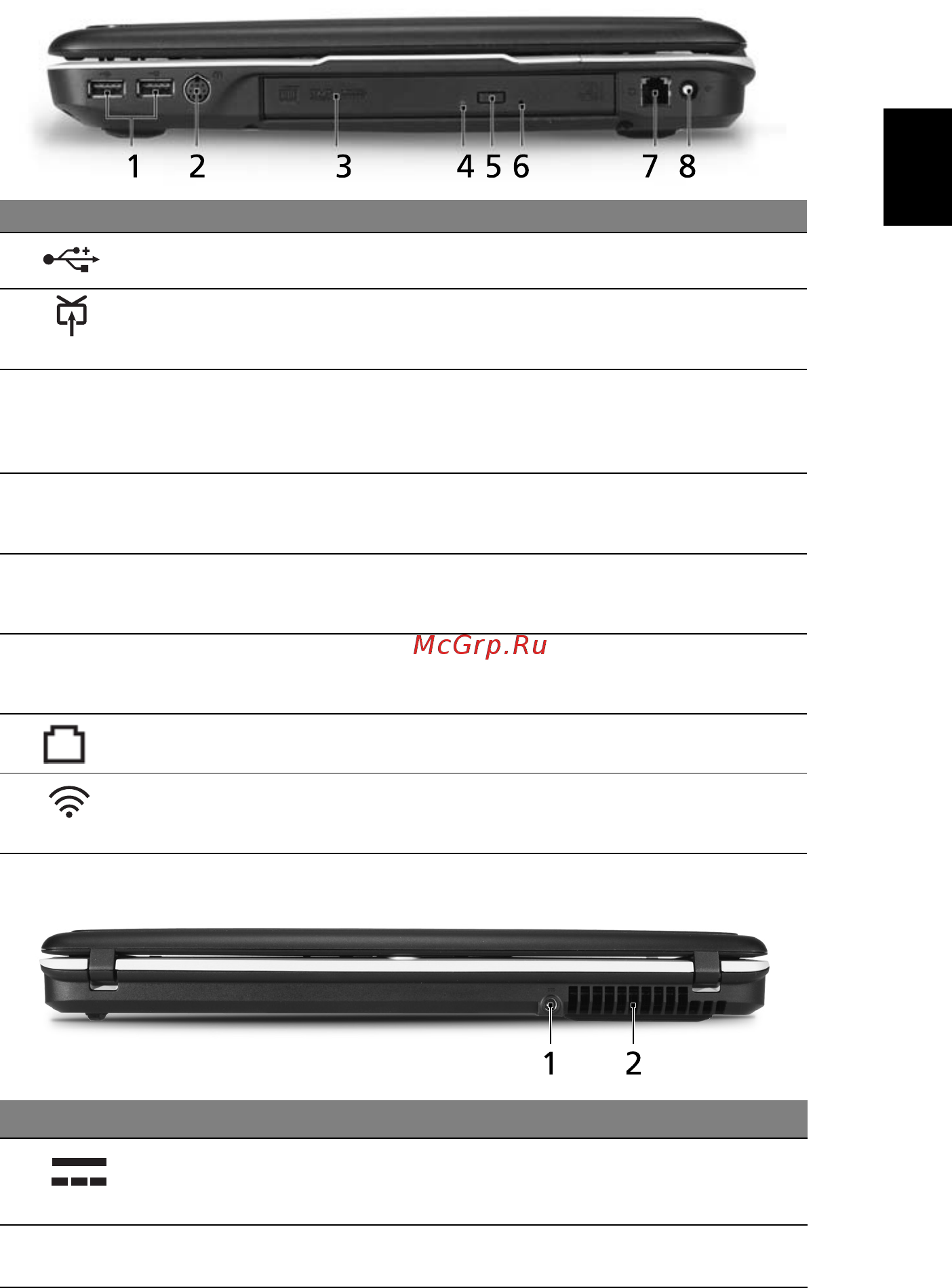 Acer Aspire 5220 [43/125] Вид справа