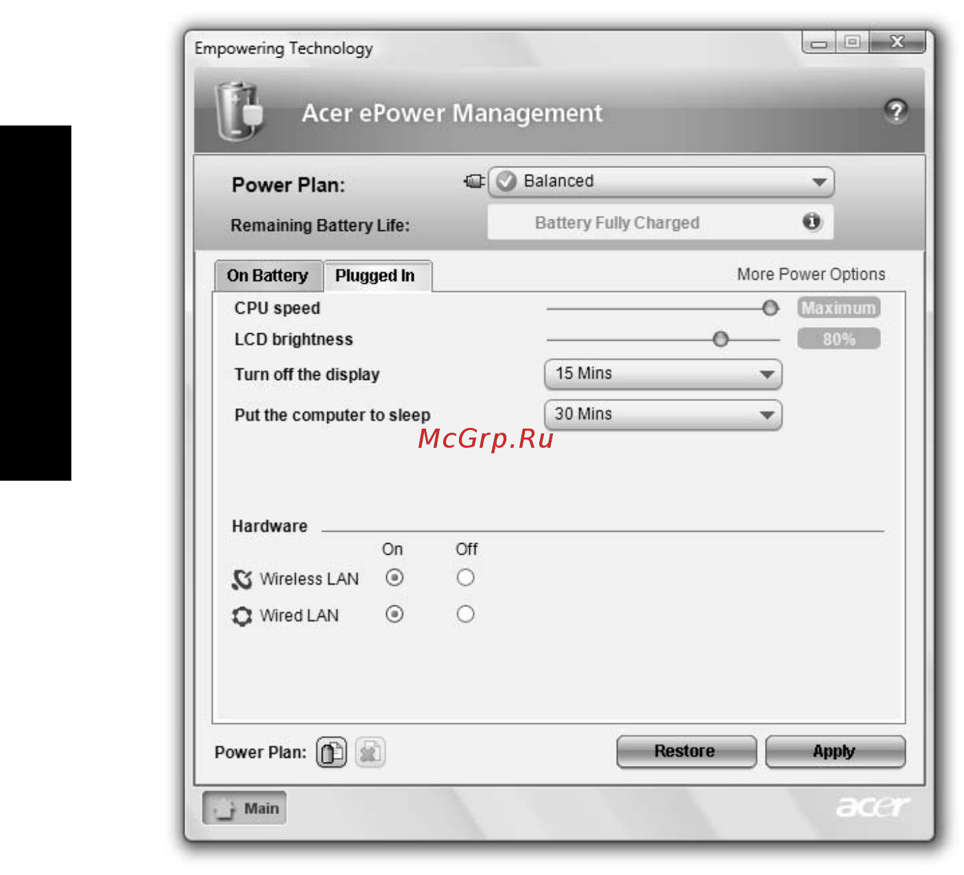 Acer Aspire 5315 [28/109] Empowering technology