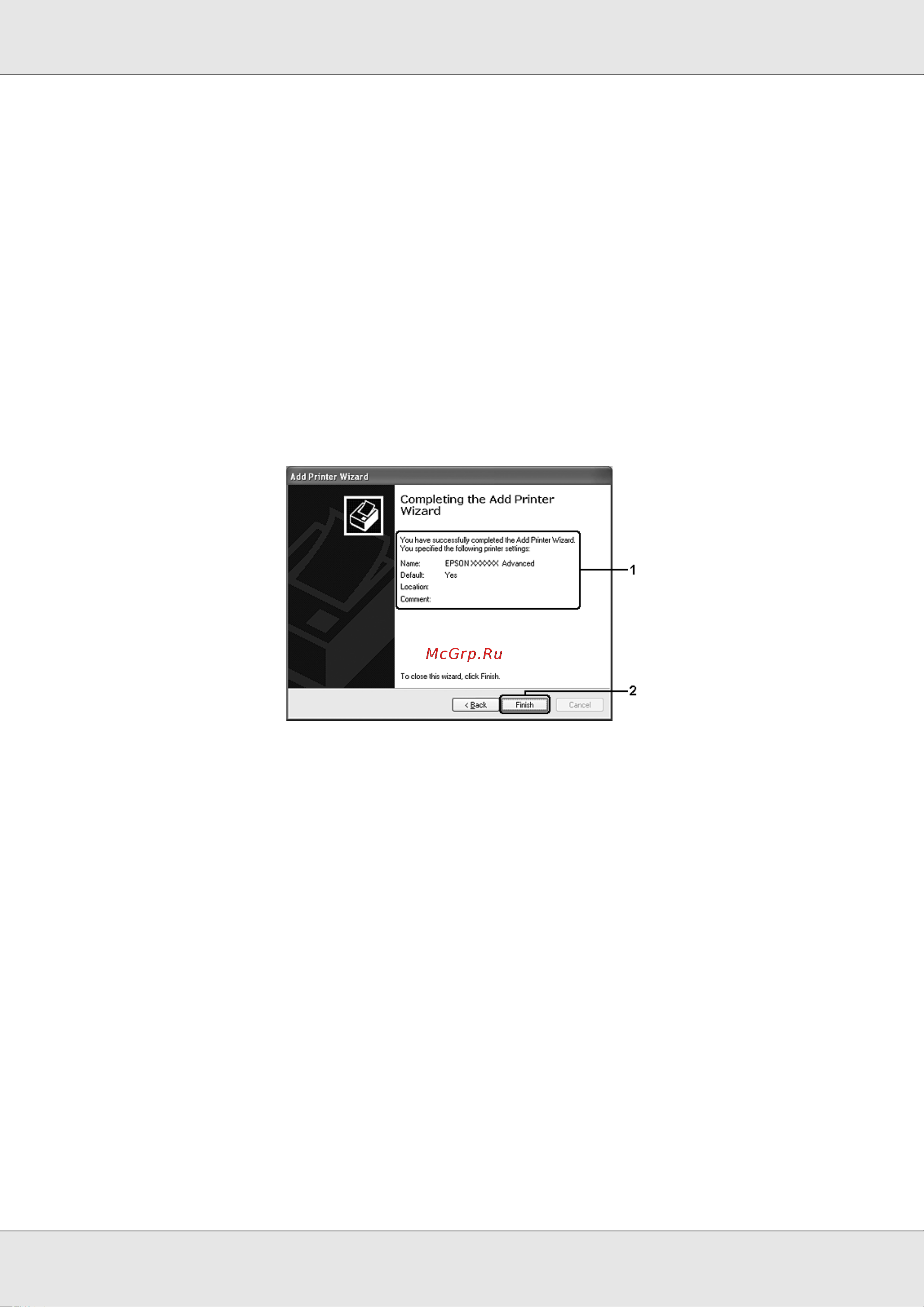 Epson AcuLaser CX21NF [104/462] Установка драйвера принтера с компакт диска