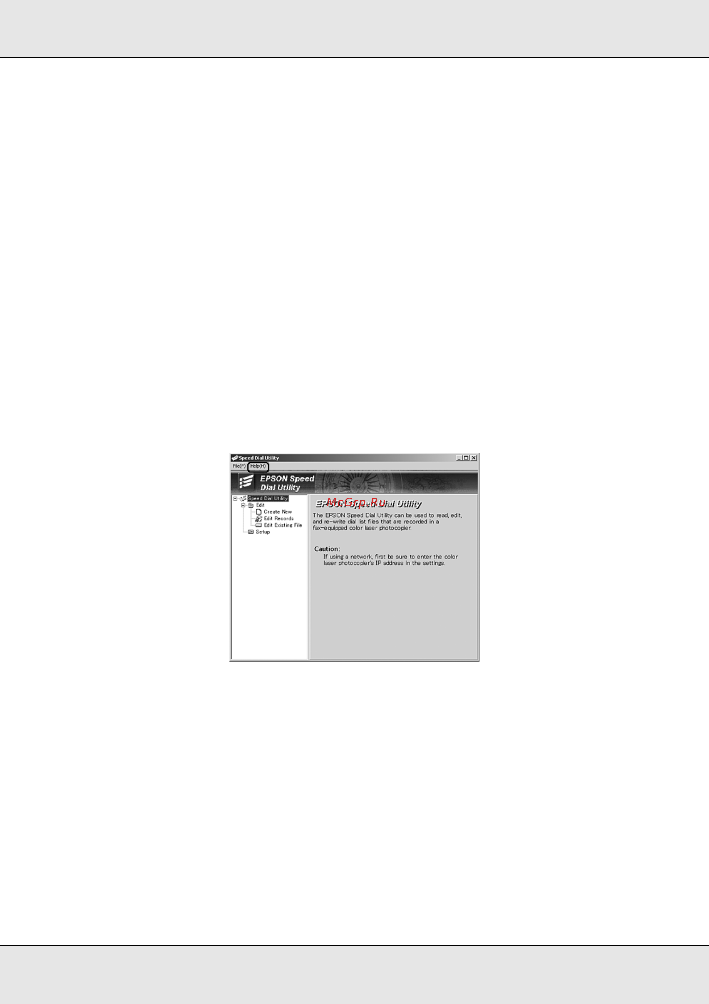Epson AcuLaser CX21NF [260/462] Доступ к утилите epson speed dial