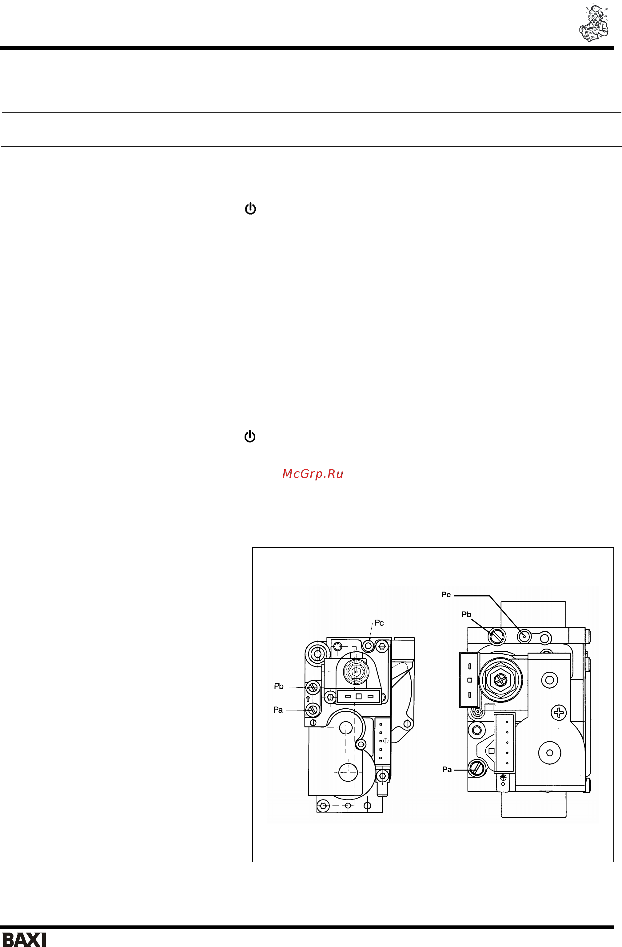 Baxi LUNA-3 SILVER SPACE [28/40] Порядок перевода котла на другой тип газа и настройки давления