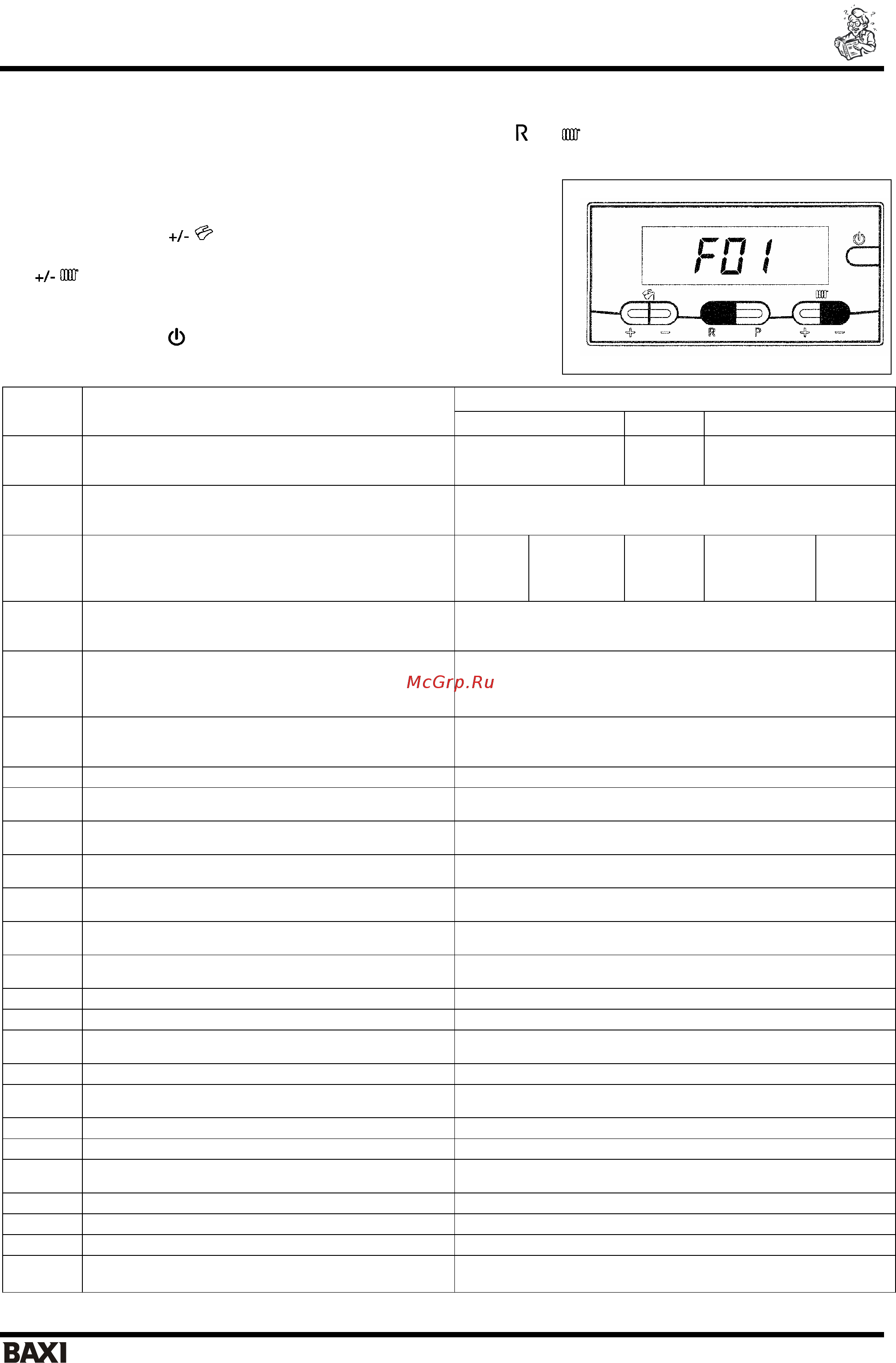 Baxi LUNA-3 1.310 Fi CSE45531366- [20/35] Установка параметров
