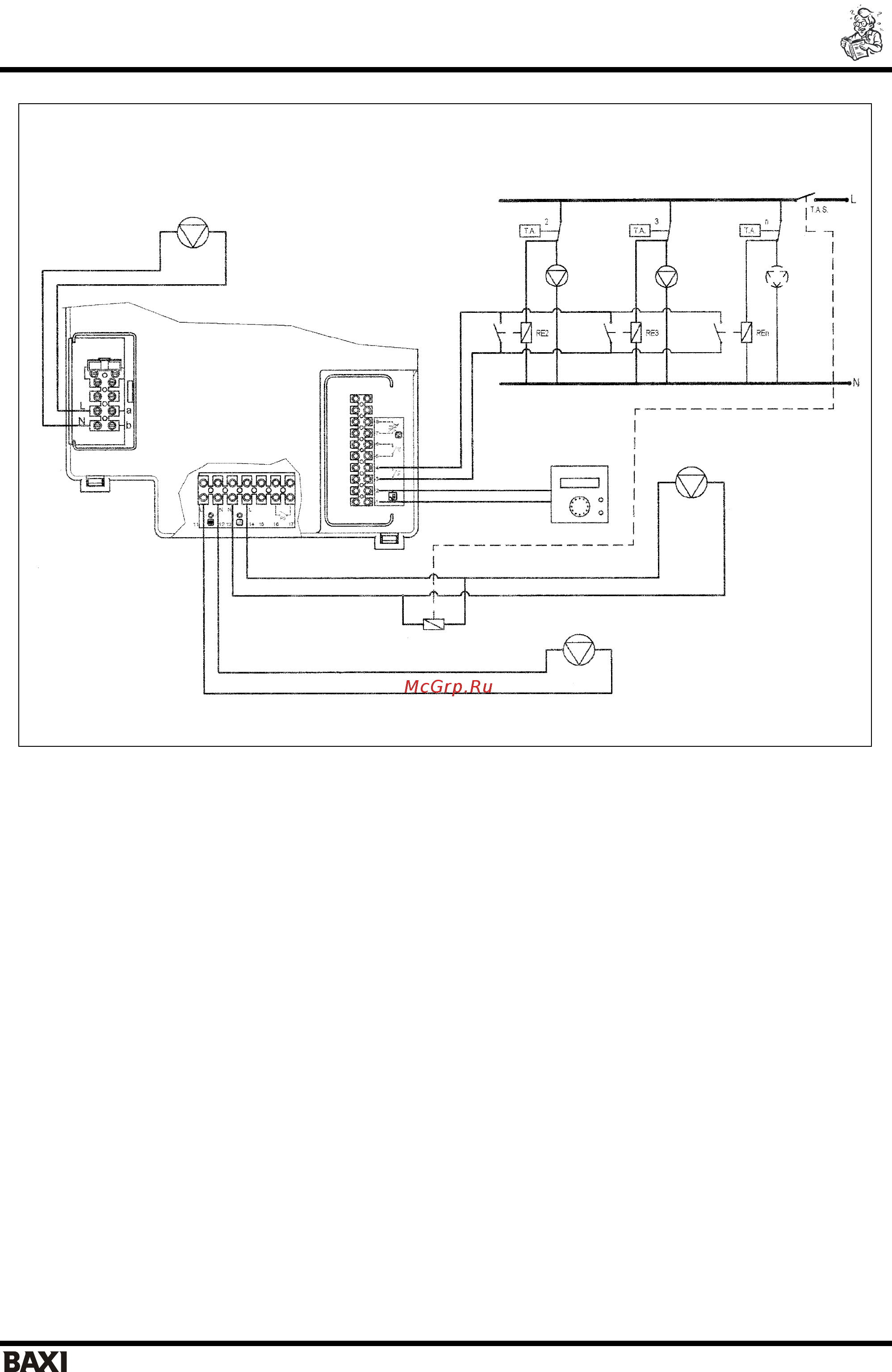 Baxi LUNA HT RESIDENTIAL 85-100 [29/39] Присоединение насоса системы гв