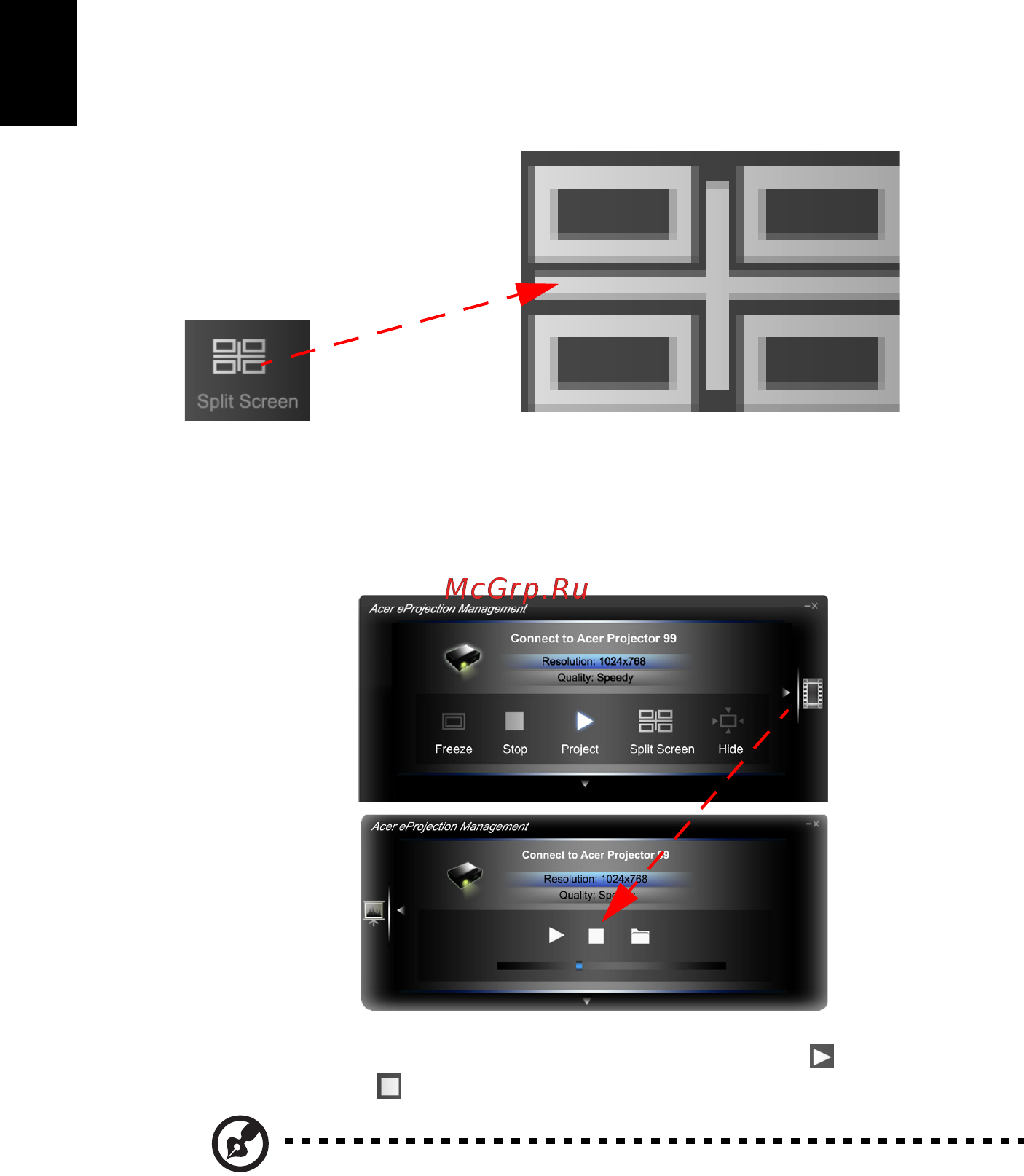 Acer P7200I [12/49] Русский