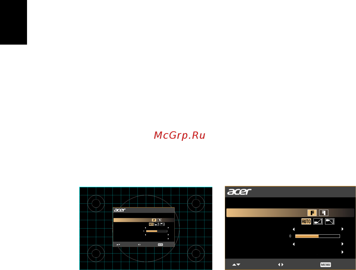 Acer K135 [26/49] Органы управления