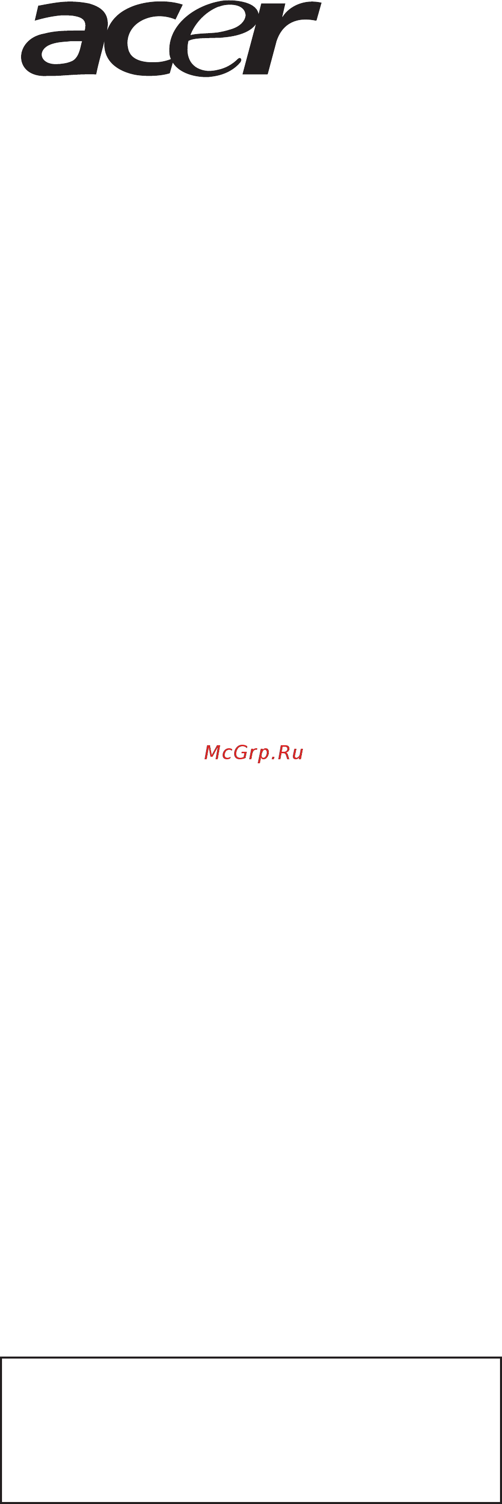 Acer AT2358DL Инструкция по эксплуатации онлайн