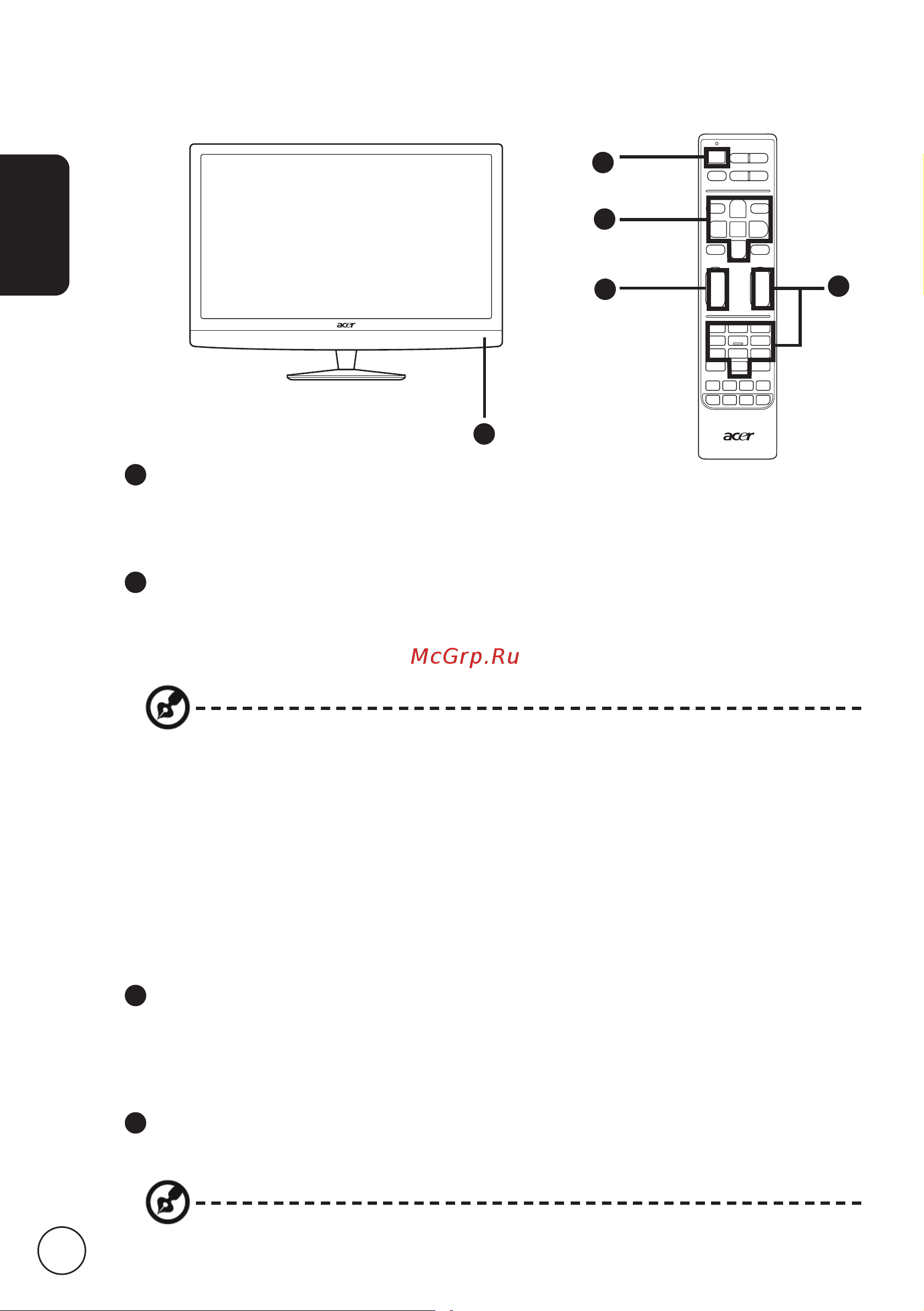 Acer MT200HML [10/37] Приступаем к работе с монитором