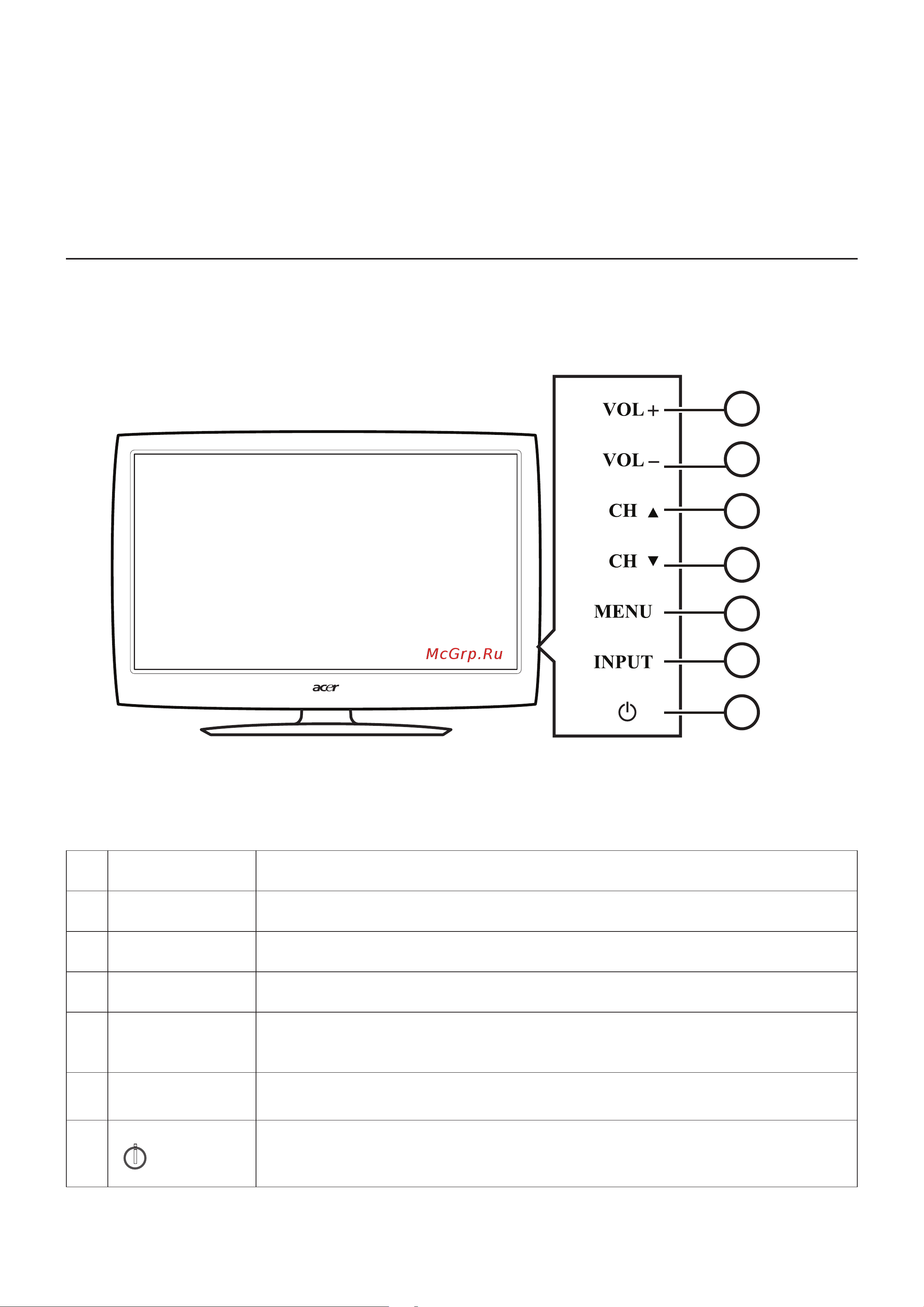 Acer AT2058DL [11/37] Инструкция по эксплуатации