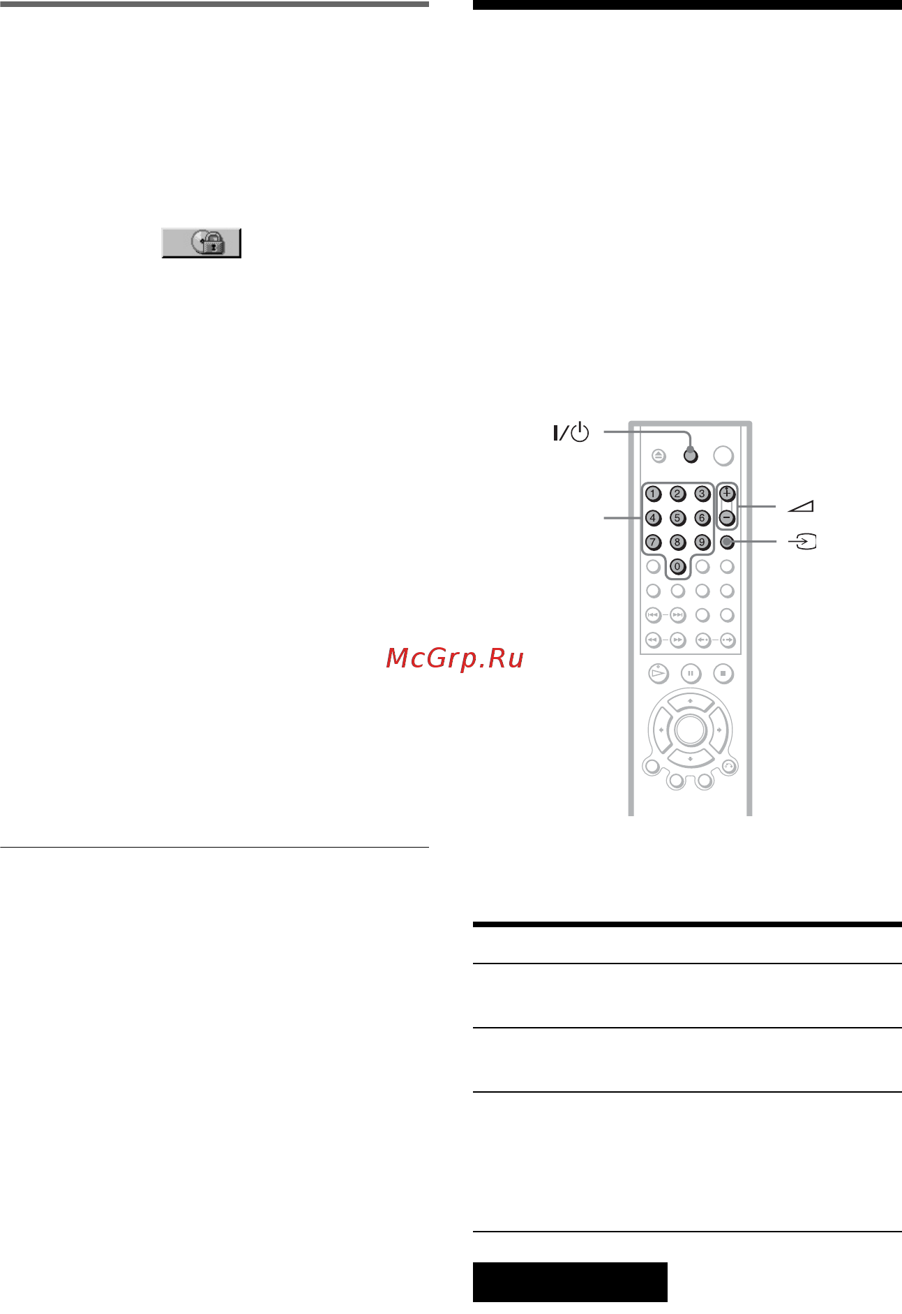 Sony DVP-NS355 [72/96] L1 óï²àâëåíèå òåëåâèçî²îì ñ ïîìîùü ï²èëàãàåìîãî ïóëüòà äèñòàíöèîííîãî óï²àâëåíèø