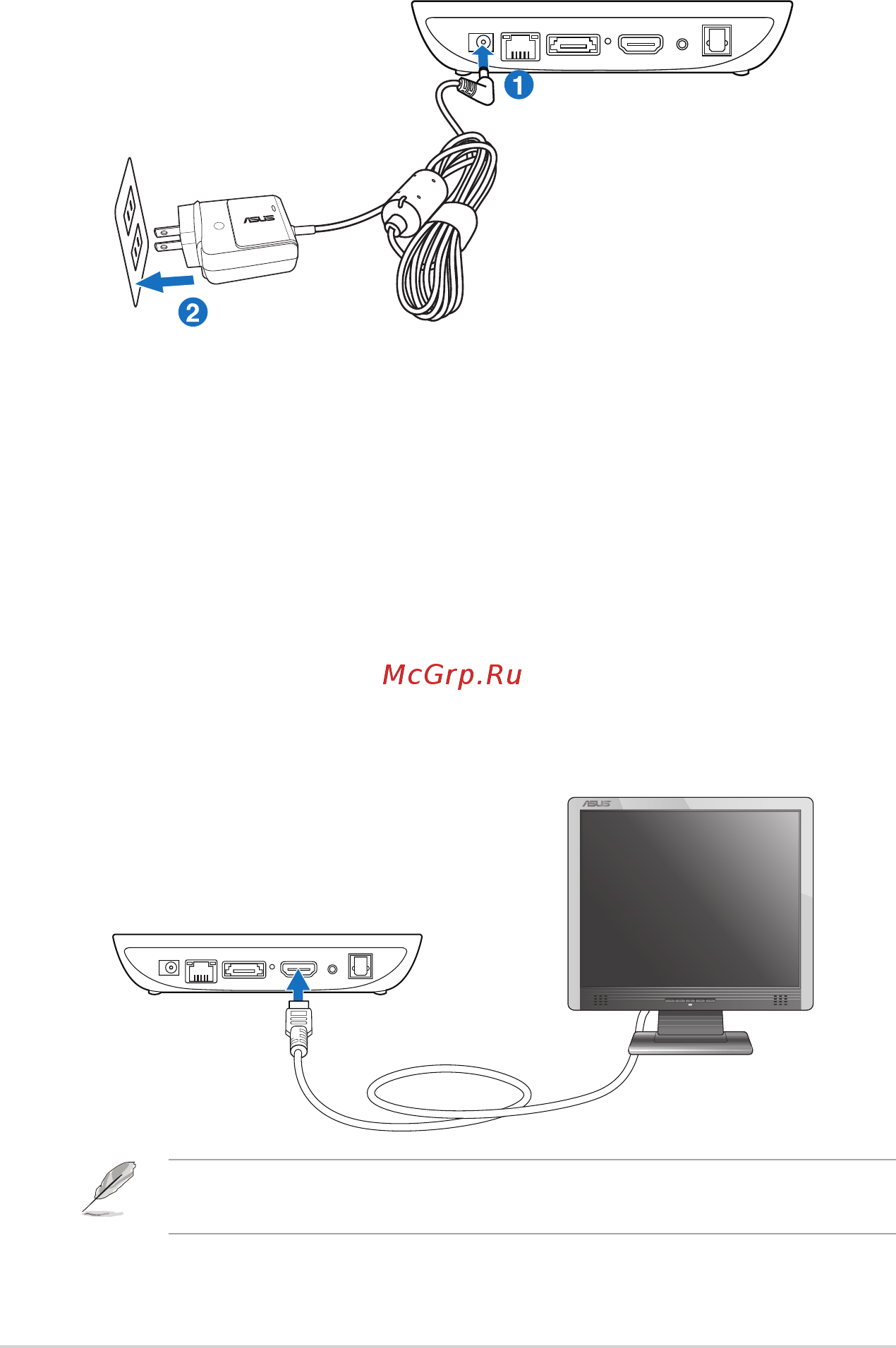 Asus O!PLAY MINI PLUS [16/60] Подготовка медиаплеера