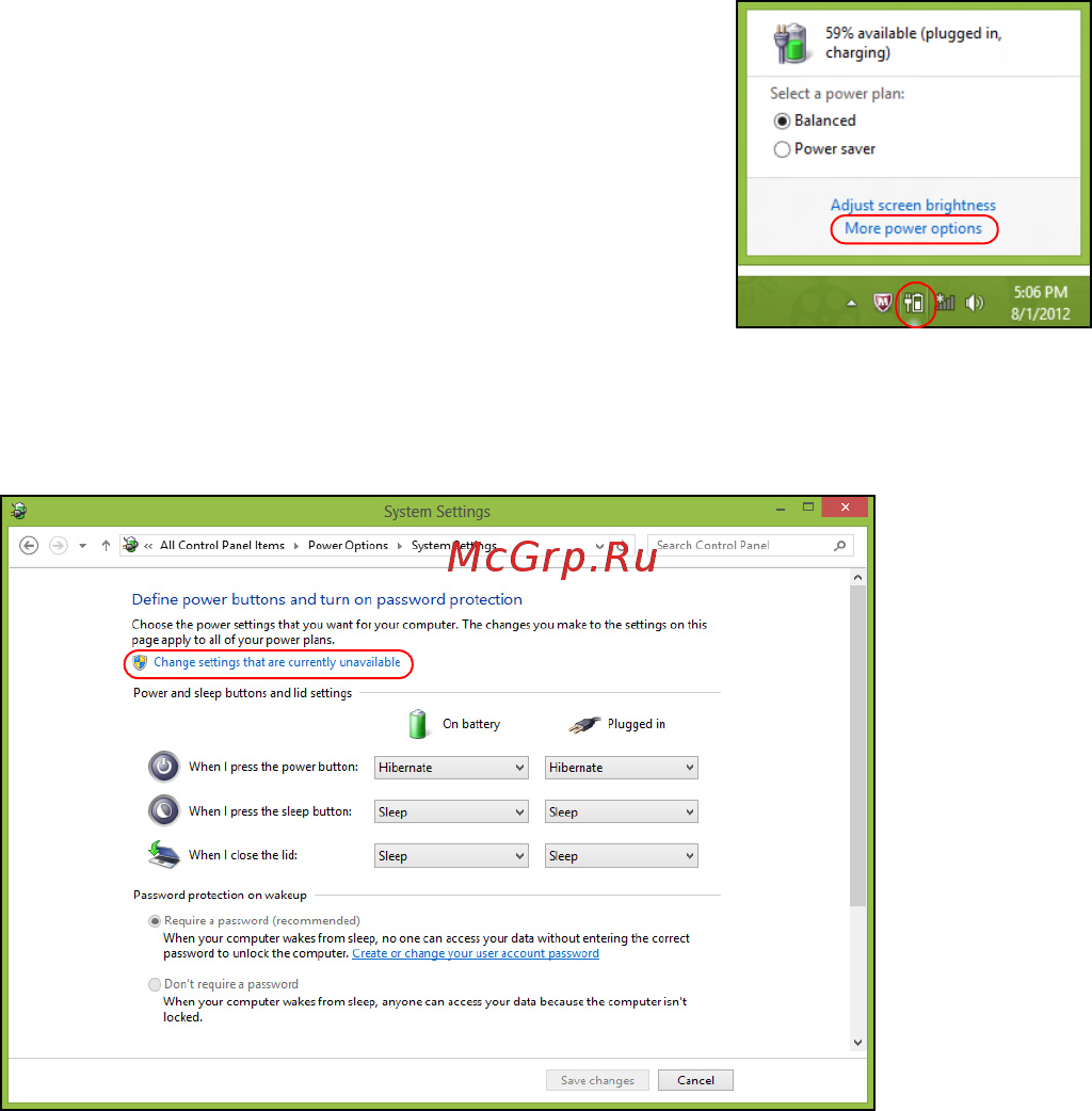 Acer ASPIRE V5-571P Инструкция по эксплуатации онлайн [1012/3496] 97665