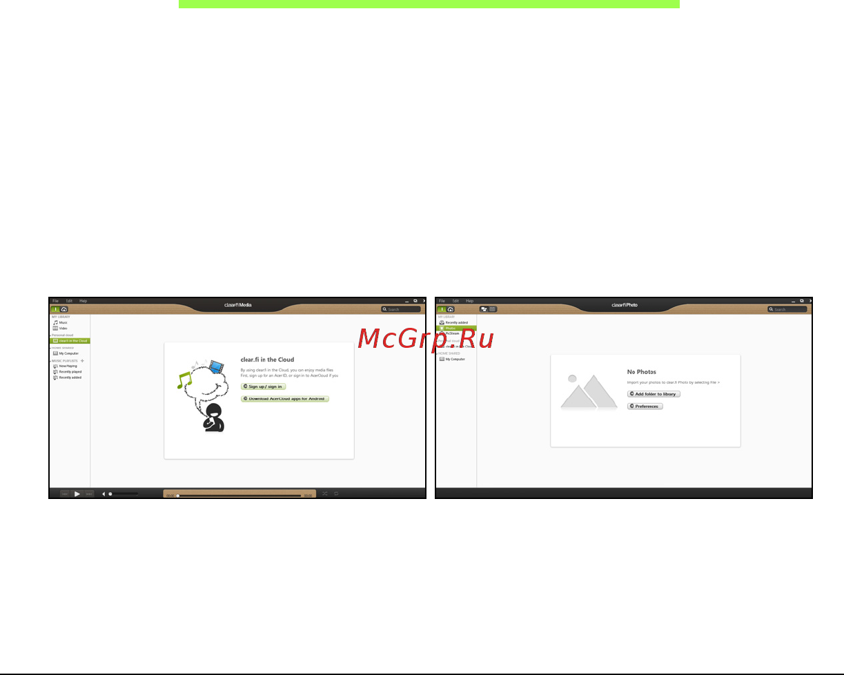 Acer ASPIRE V5-571P [1954/3496] Acer clear fi